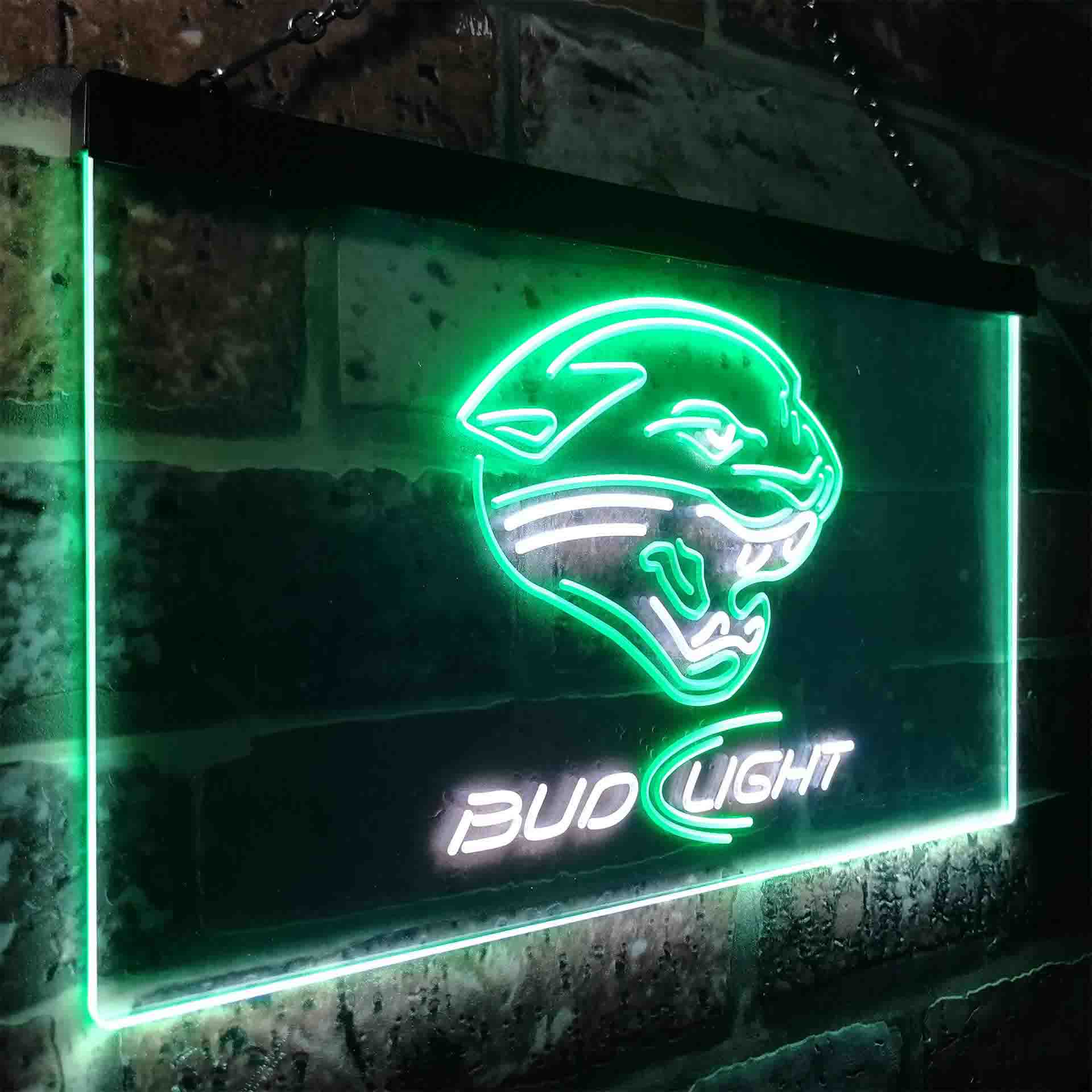 Jacksonville Jaguars Bud Light Neon-Like Led Light Sign