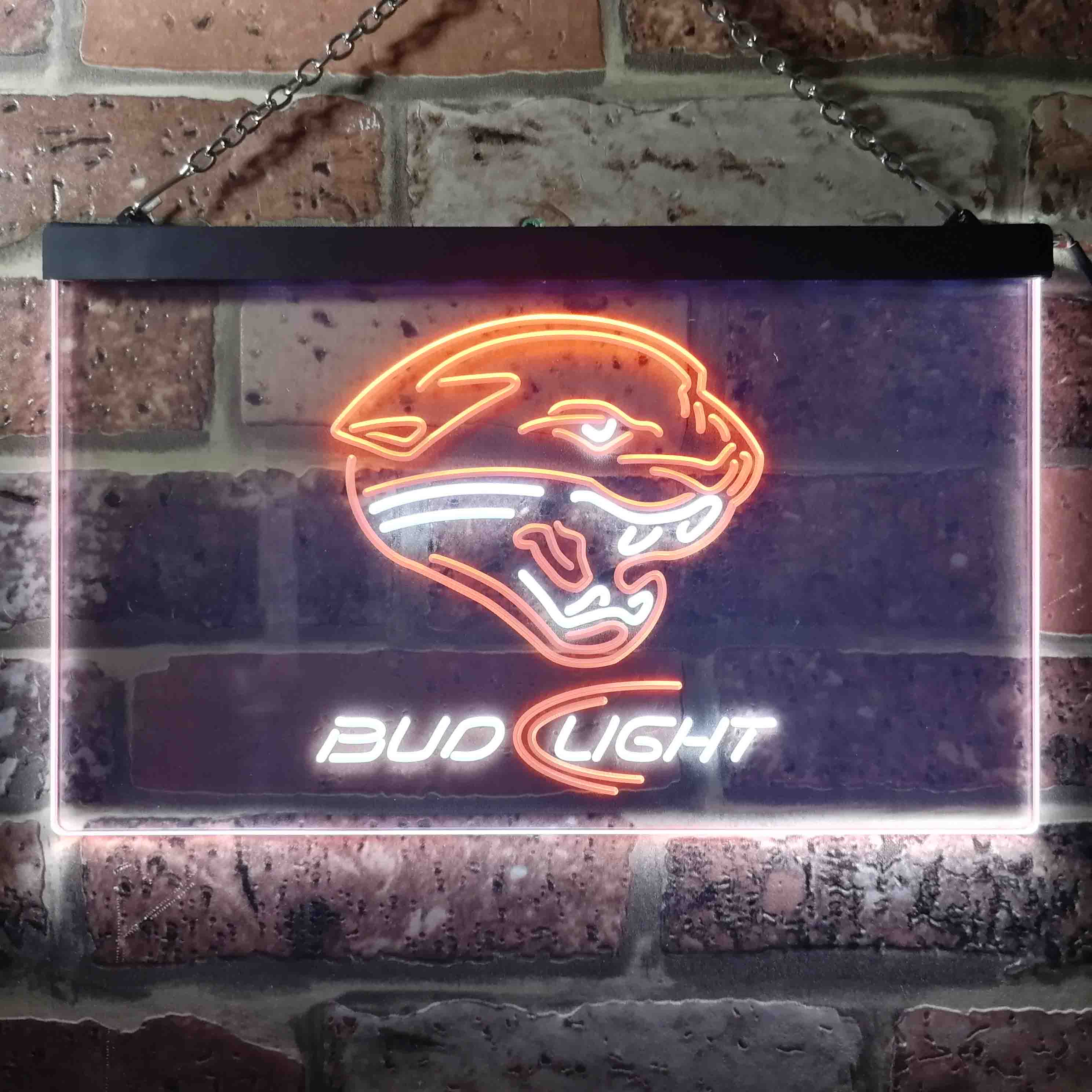 Jacksonville Jaguars Bud Light Neon-Like Led Light Sign