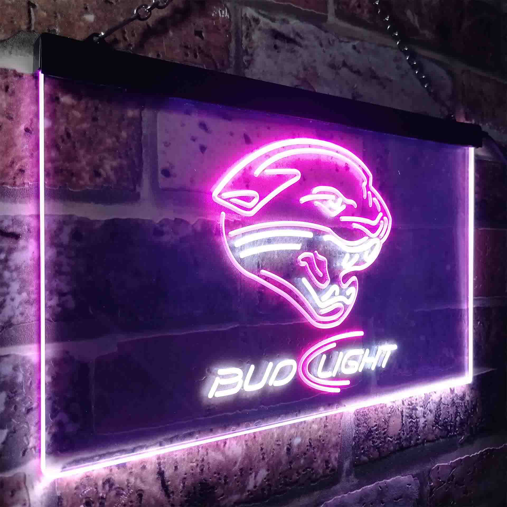 Jacksonville Jaguars Bud Light Neon-Like Led Light Sign