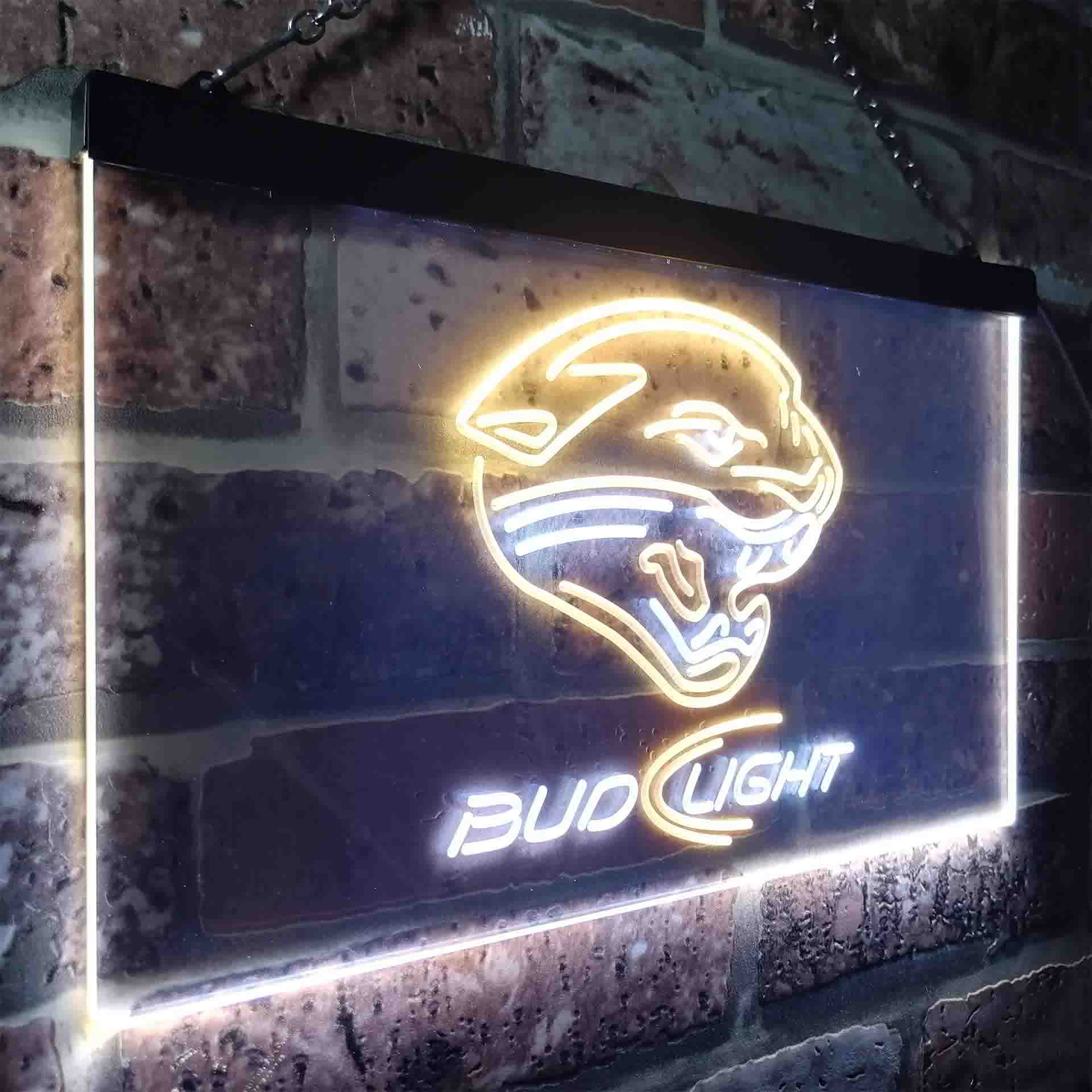 Jacksonville Jaguars Bud Light Neon-Like Led Light Sign