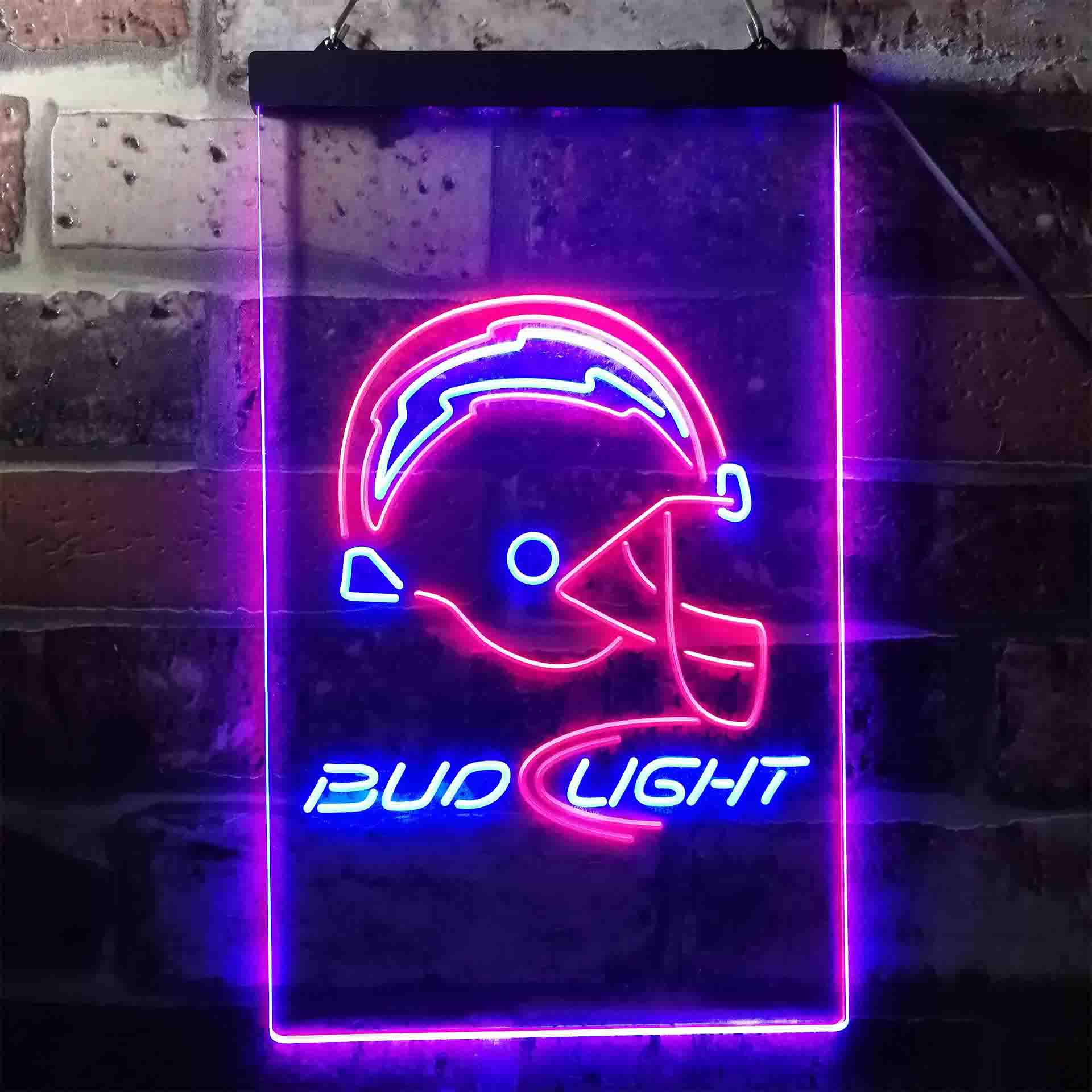 San Diego Chargers Bud Light Neon-Like Led Light Sign