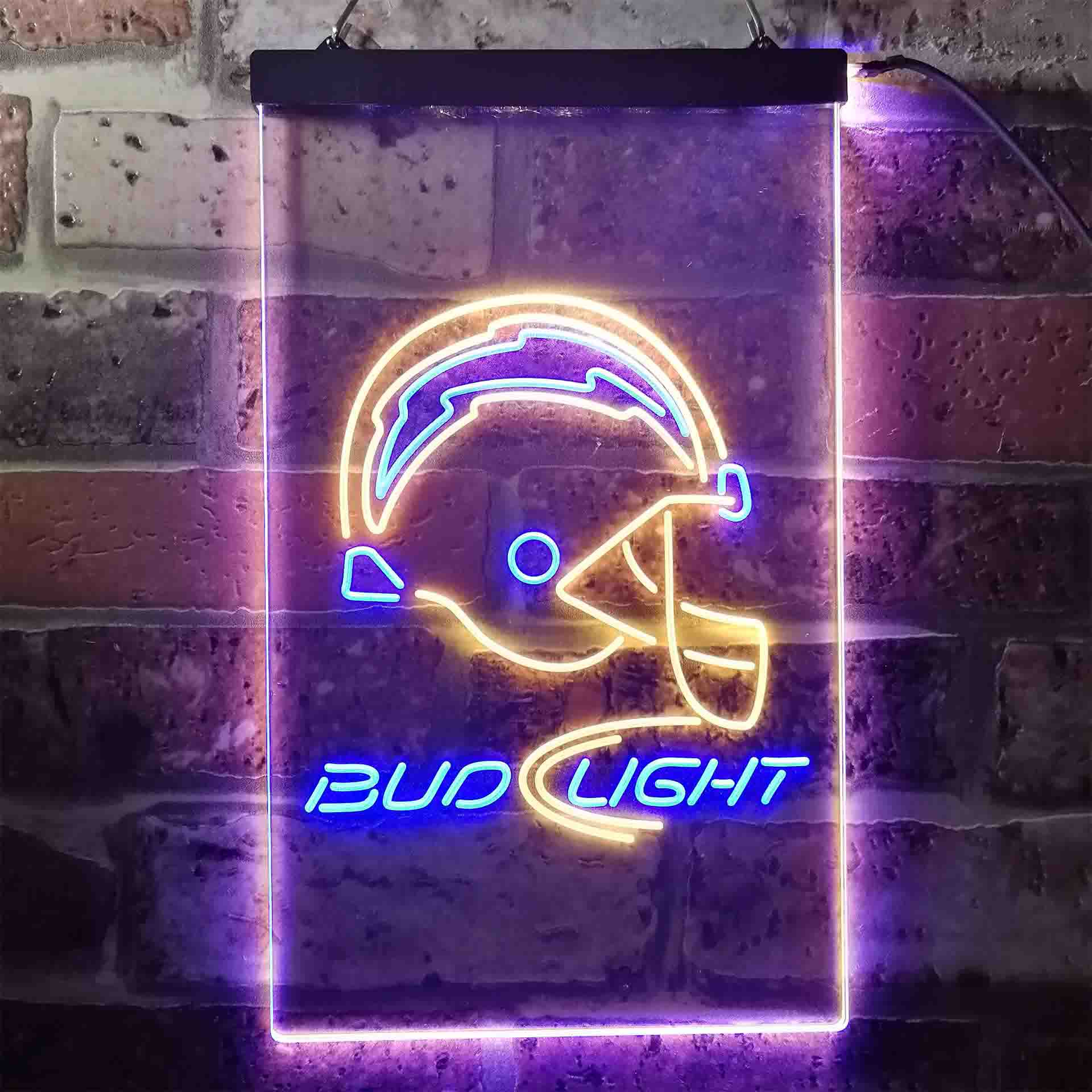 San Diego Chargers Bud Light Neon-Like Led Light Sign