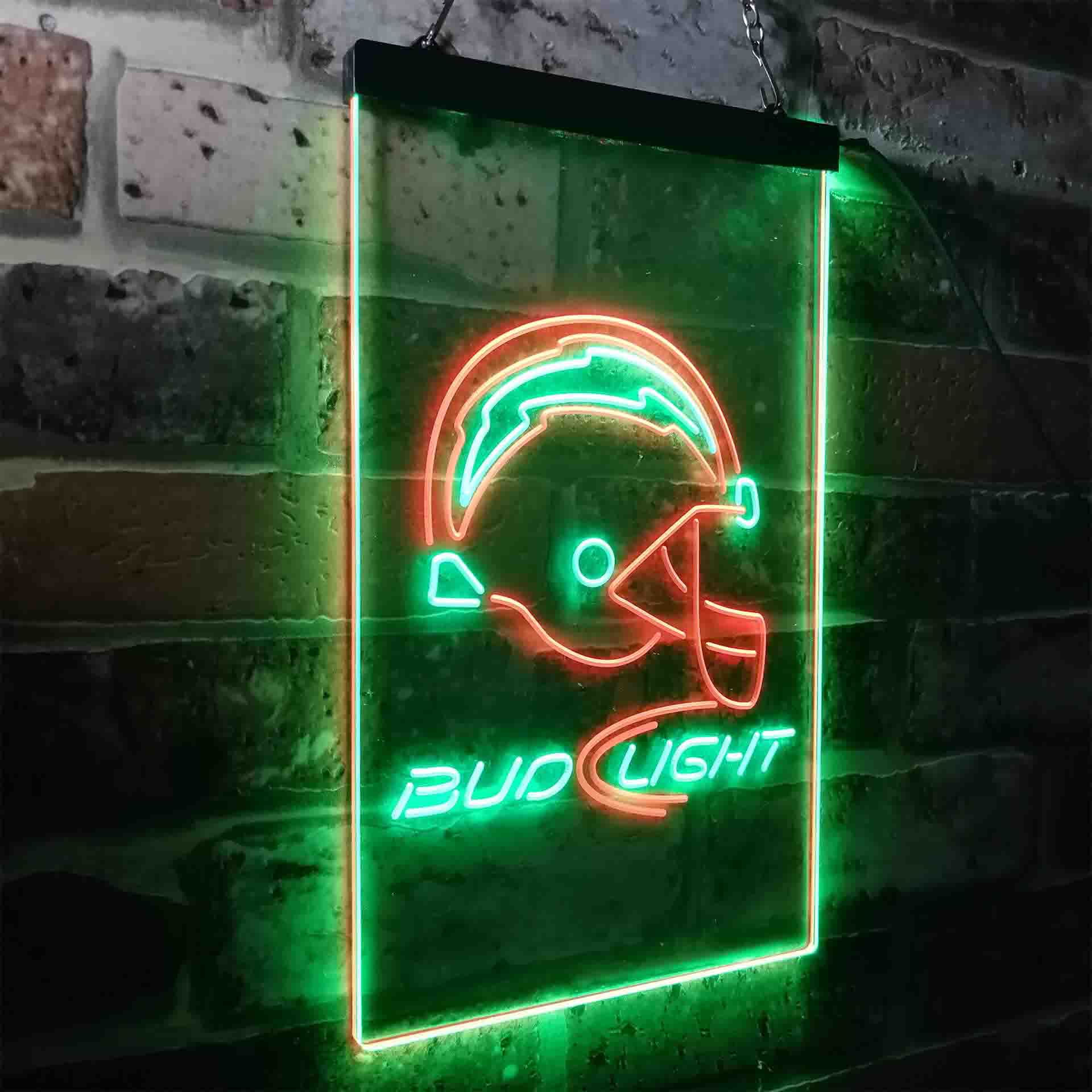 San Diego Chargers Bud Light Neon-Like Led Light Sign