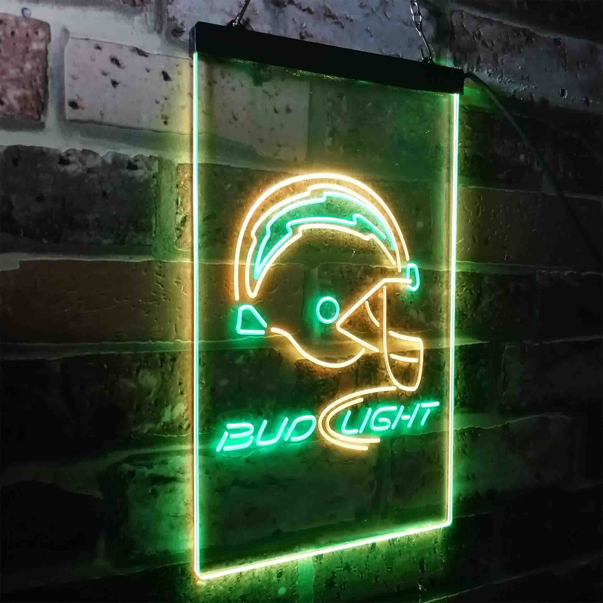 San Diego Chargers Bud Light Neon-Like Led Light Sign