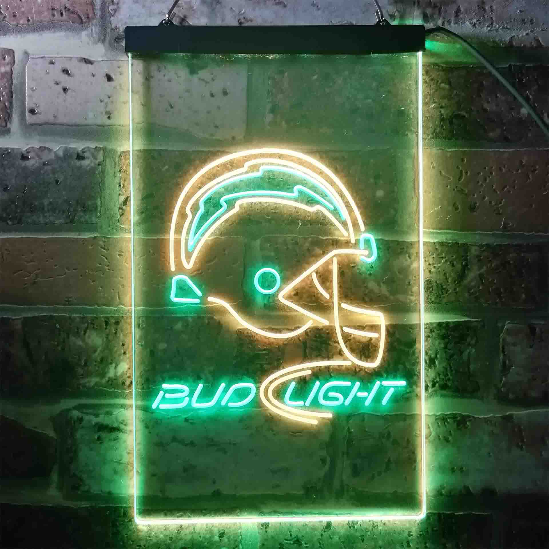 San Diego Chargers Bud Light Neon-Like Led Light Sign