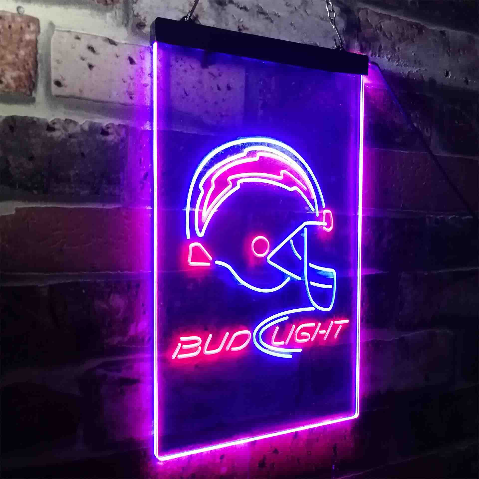 San Diego Chargers Bud Light Neon-Like Led Light Sign