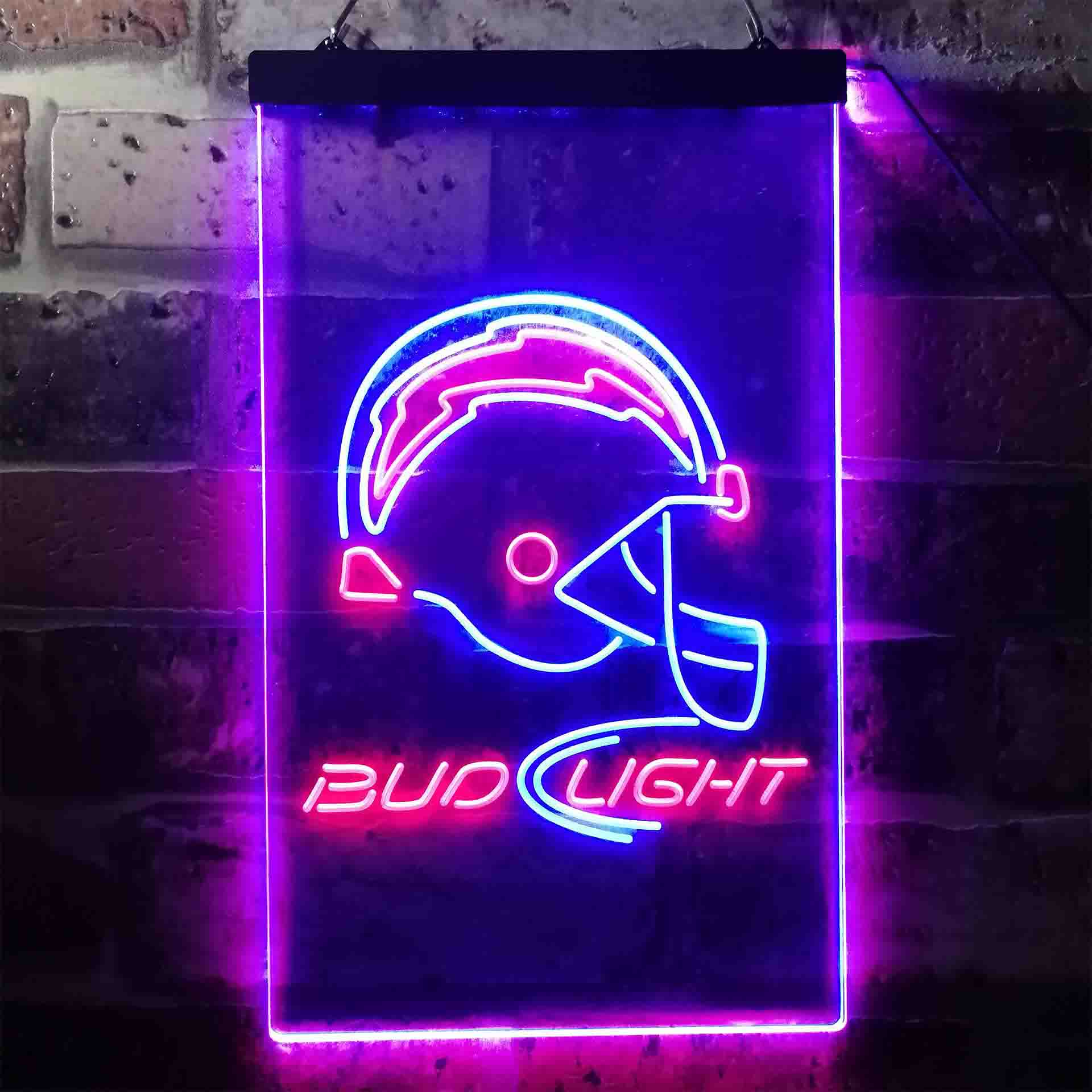 San Diego Chargers Bud Light Neon-Like Led Light Sign