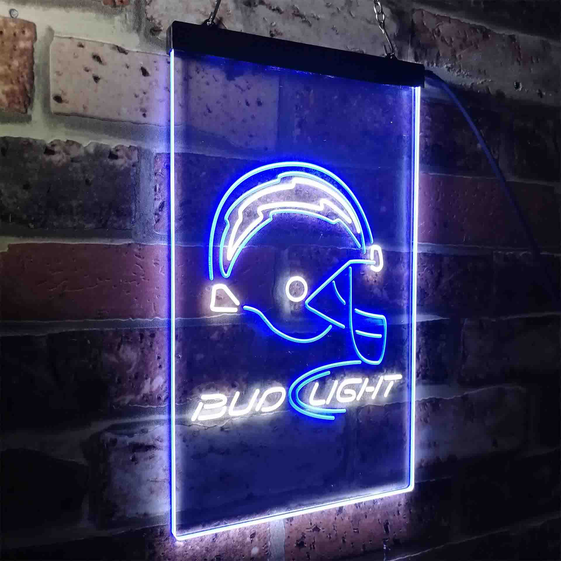 San Diego Chargers Bud Light Neon-Like Led Light Sign