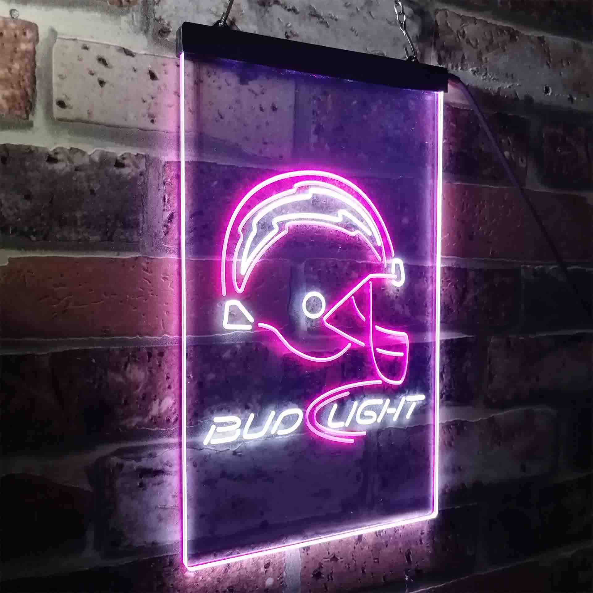 San Diego Chargers Bud Light Neon-Like Led Light Sign