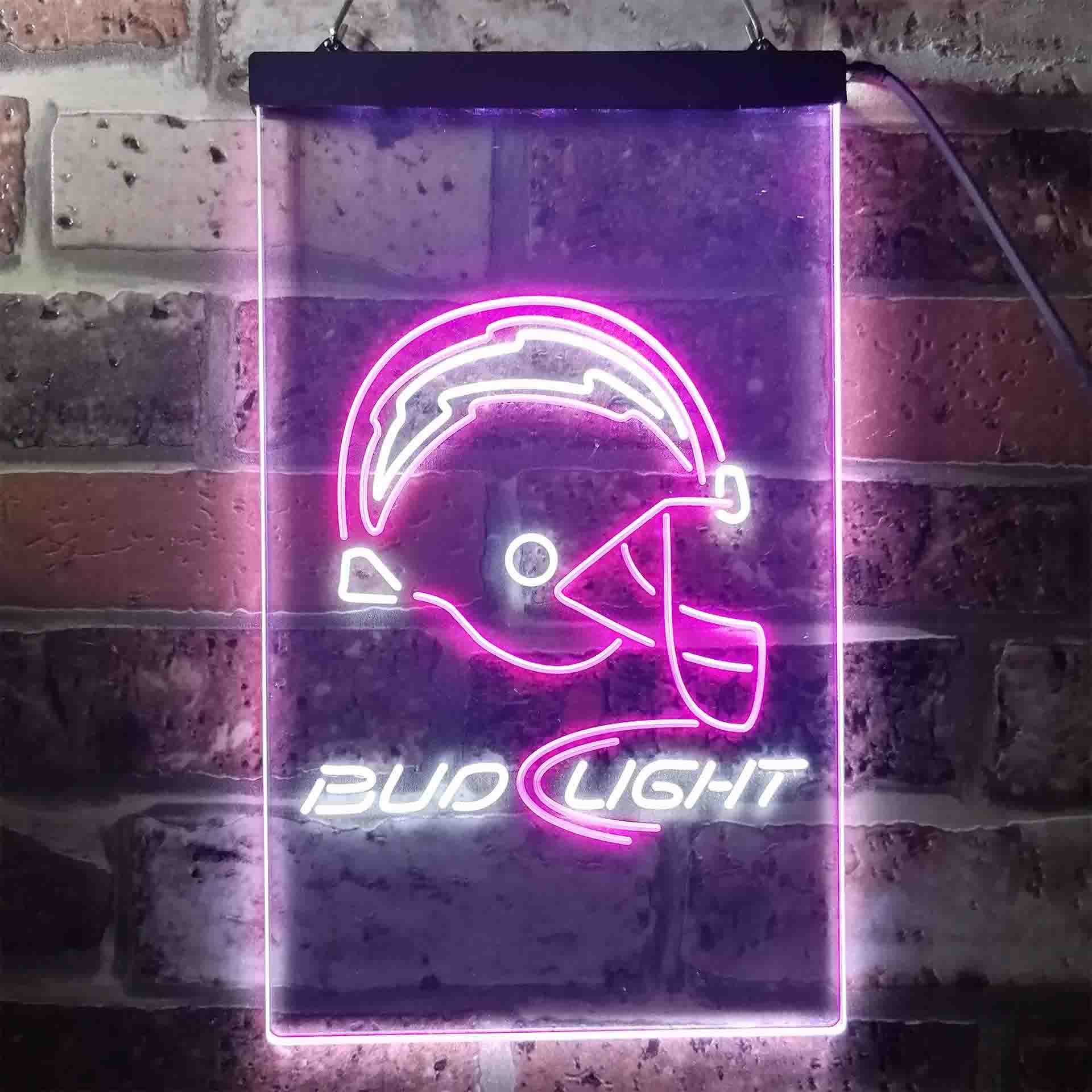 San Diego Chargers Bud Light Neon-Like Led Light Sign