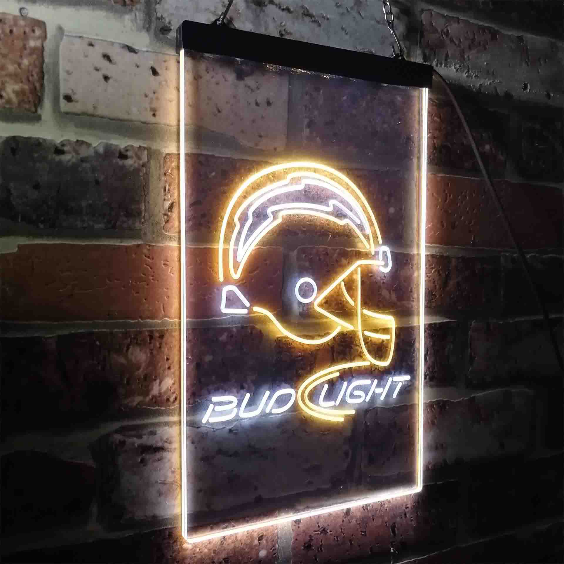 San Diego Chargers Bud Light Neon-Like Led Light Sign