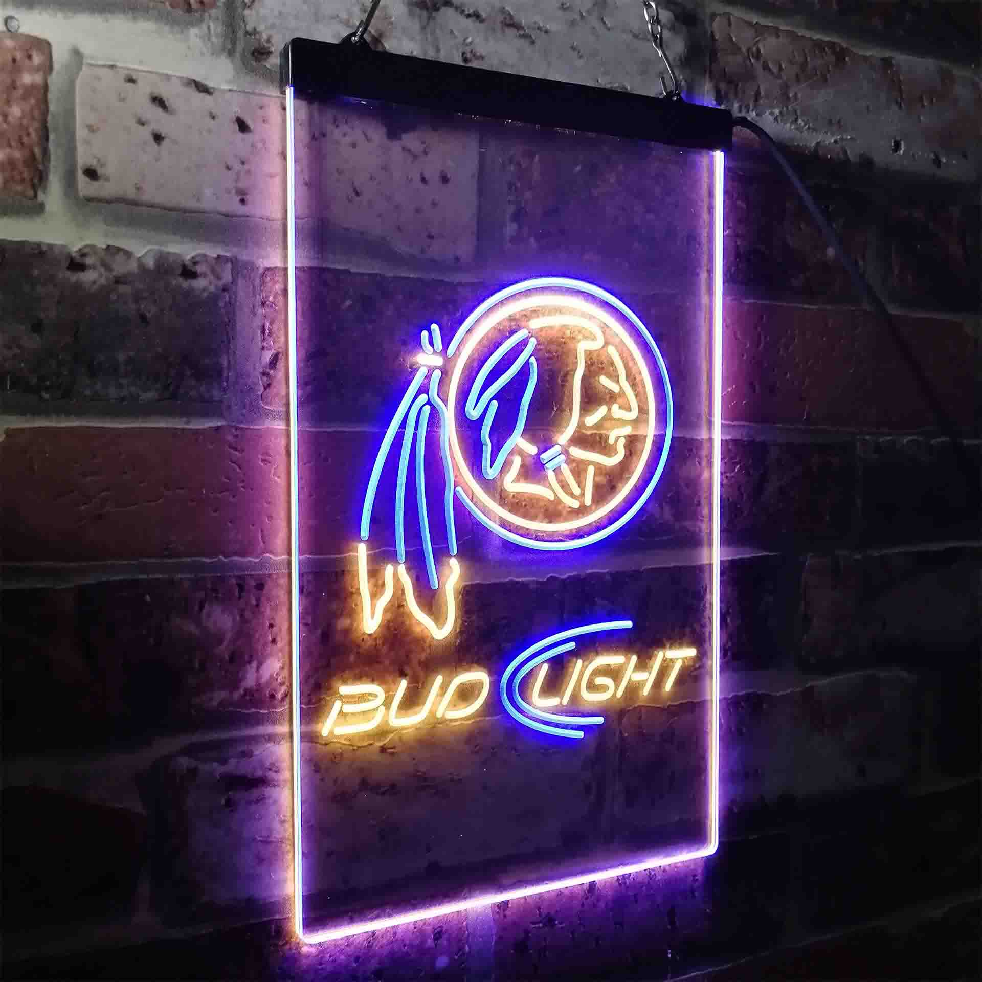 Washington Bud Light Neon-Like Led Light Sign