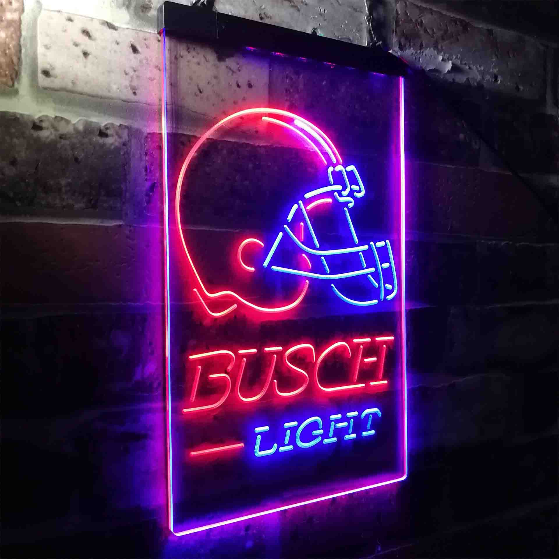 Busch Light Cleveland Browns Neon-Like Led Light Sign