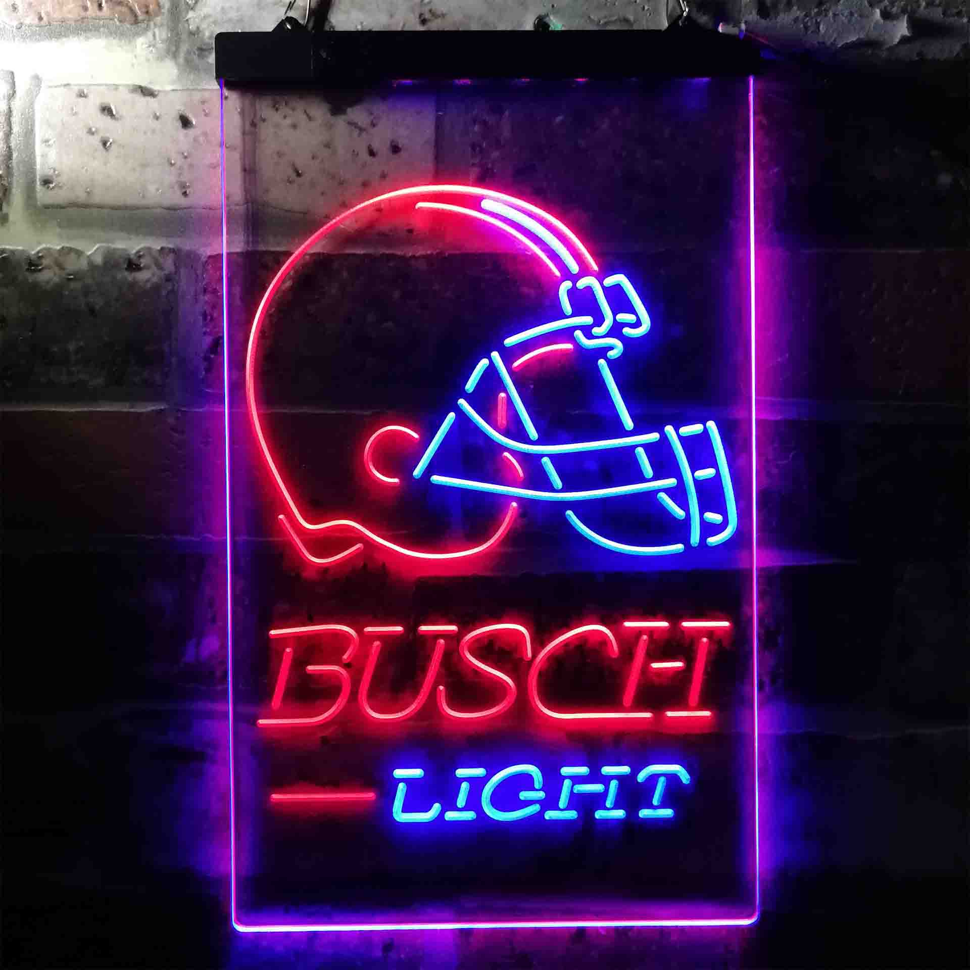 Busch Light Cleveland Browns Neon-Like Led Light Sign