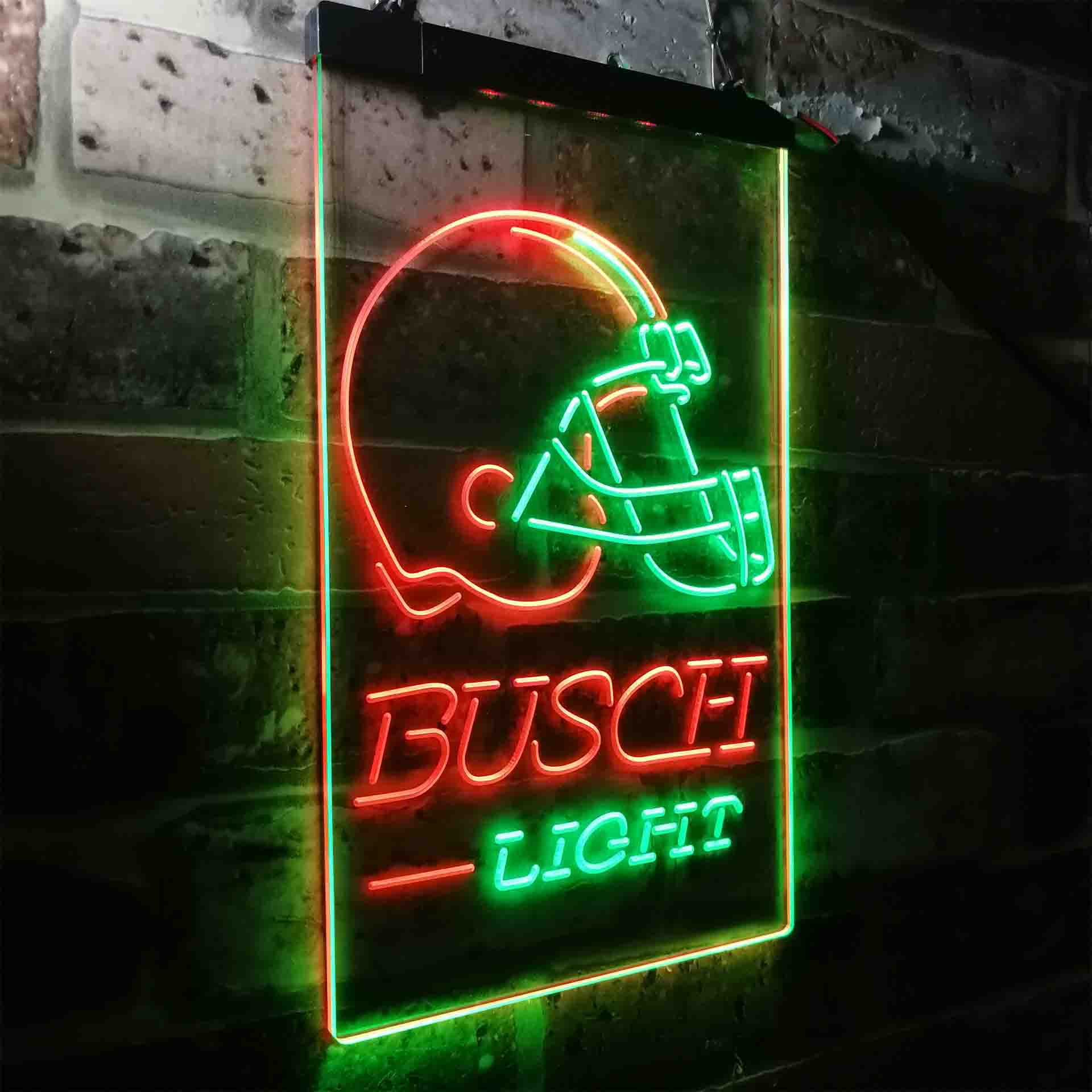 Busch Light Cleveland Browns Neon-Like Led Light Sign