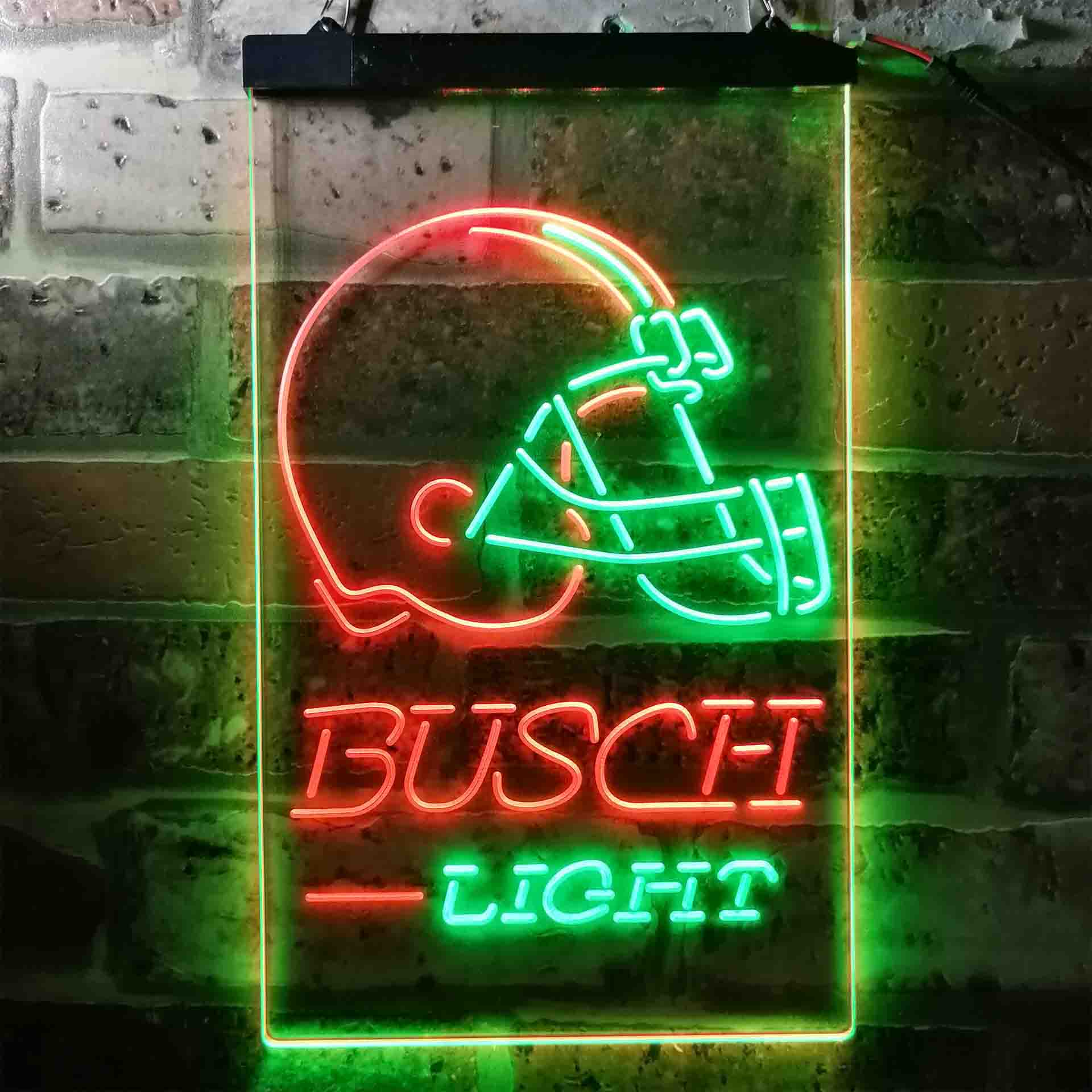 Busch Light Cleveland Browns Neon-Like LED Sign