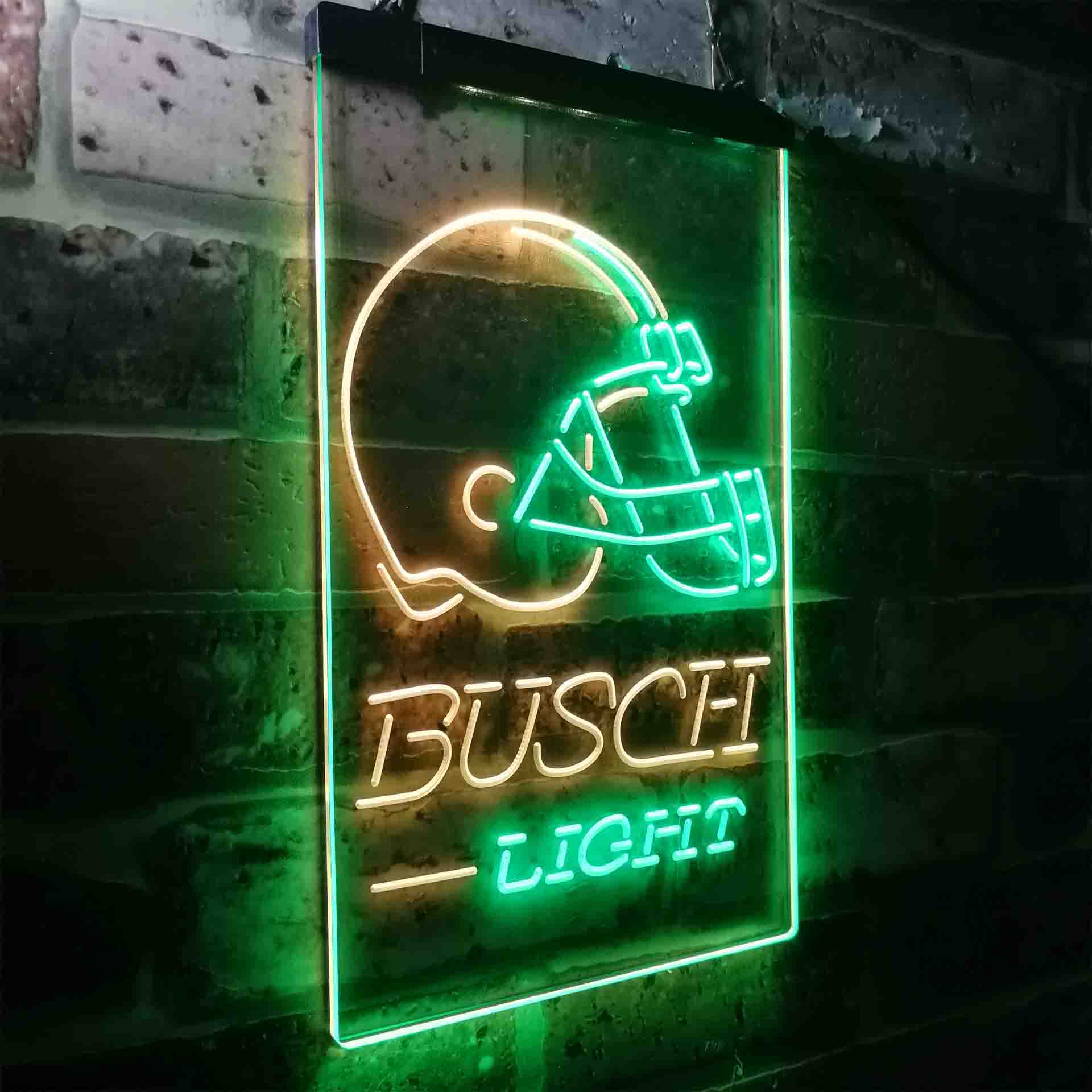 Busch Light Cleveland Browns Neon-Like Led Light Sign