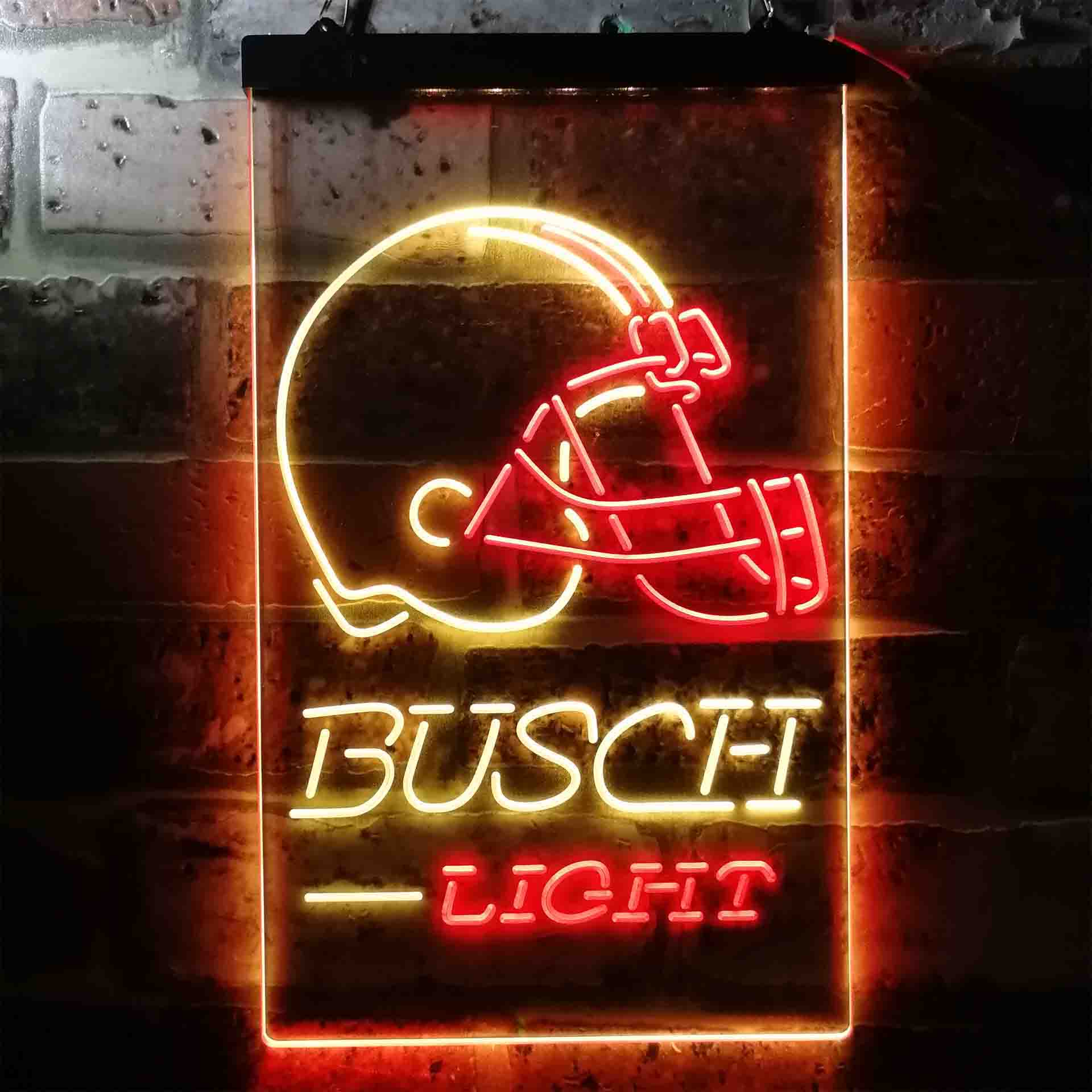 Busch Light Cleveland Browns Neon-Like Led Light Sign