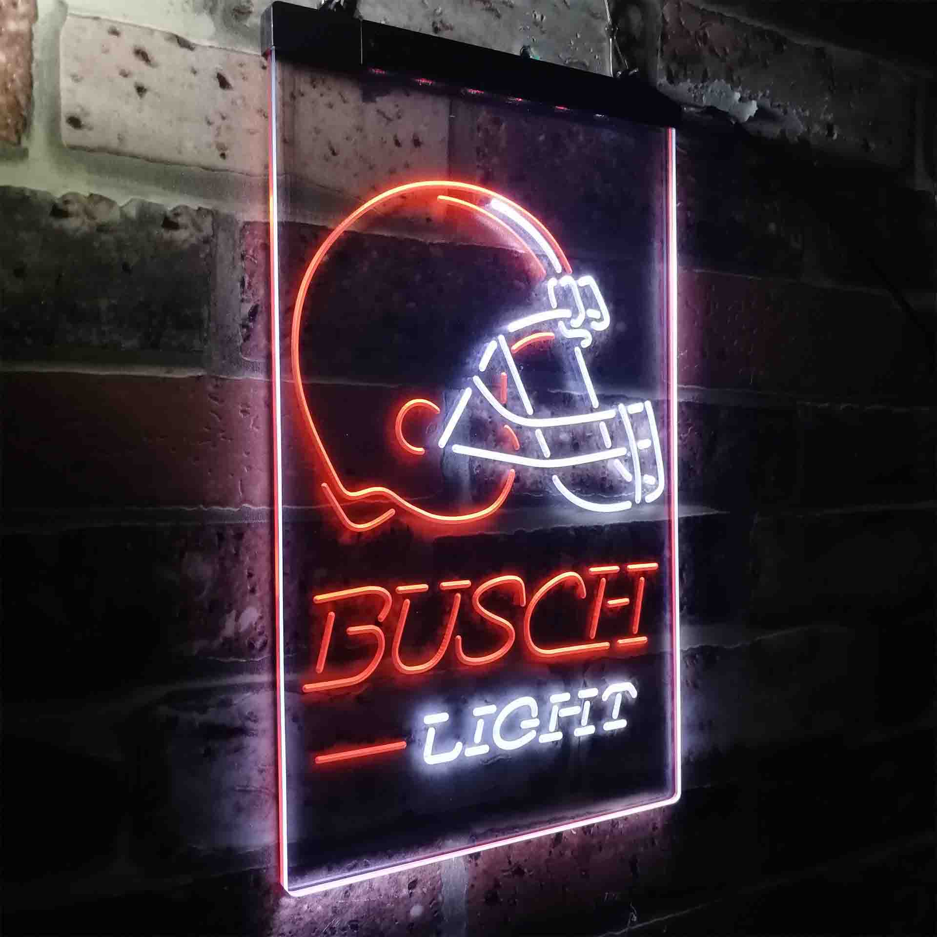 Busch Light Cleveland Browns Neon-Like Led Light Sign