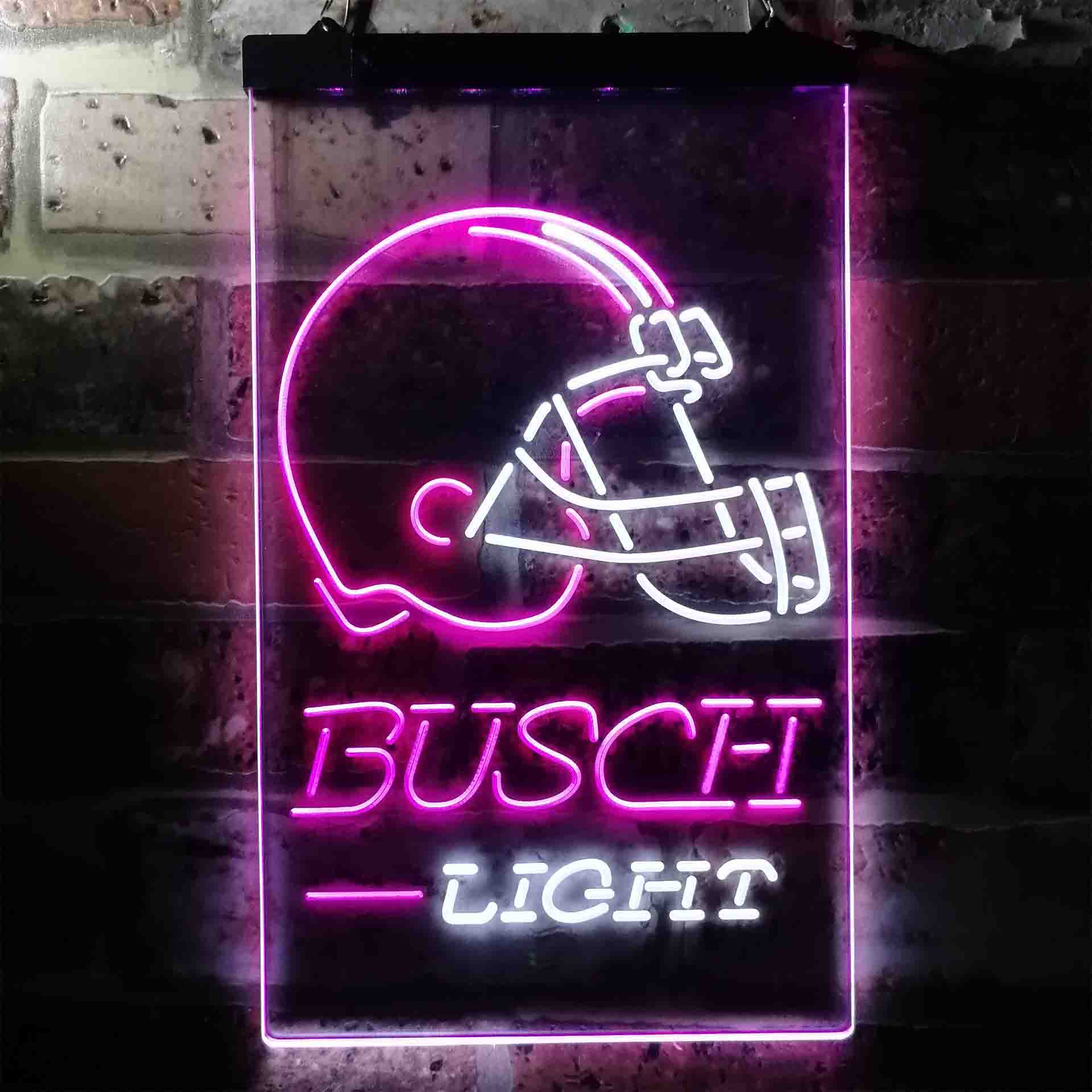 Busch Light Cleveland Browns Neon-Like Led Light Sign