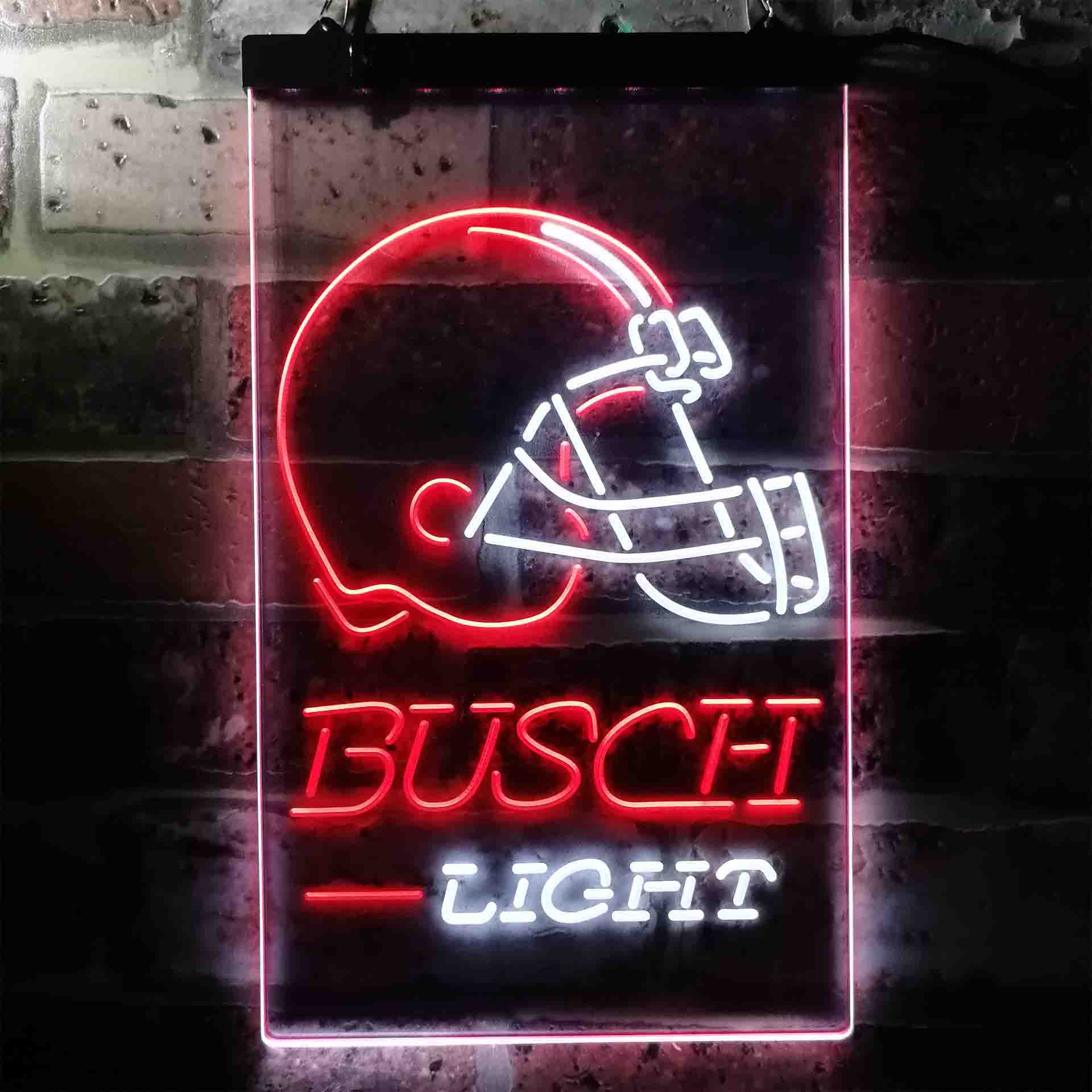 Busch Light Cleveland Browns Neon-Like Led Light Sign