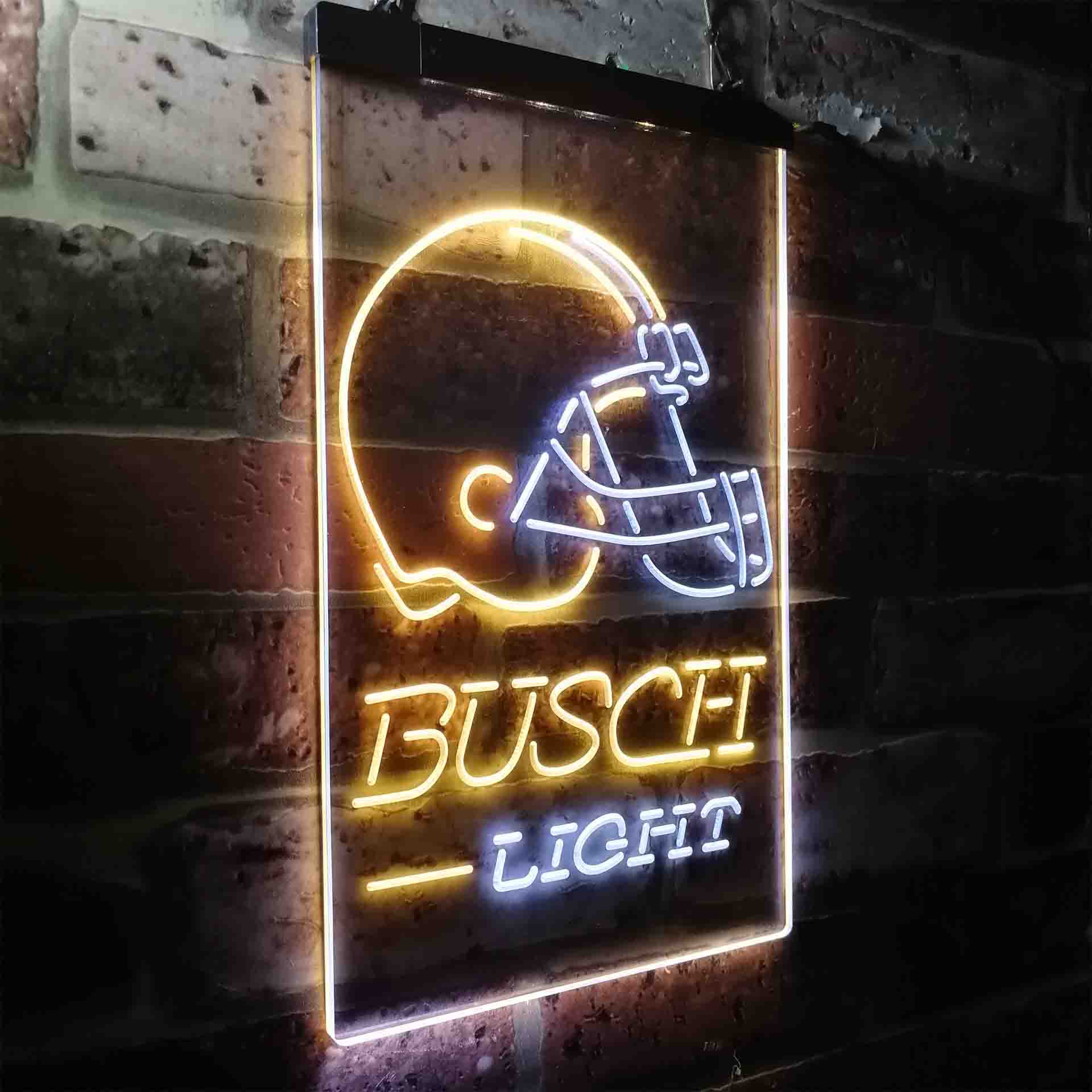 Busch Light Cleveland Browns Neon-Like Led Light Sign