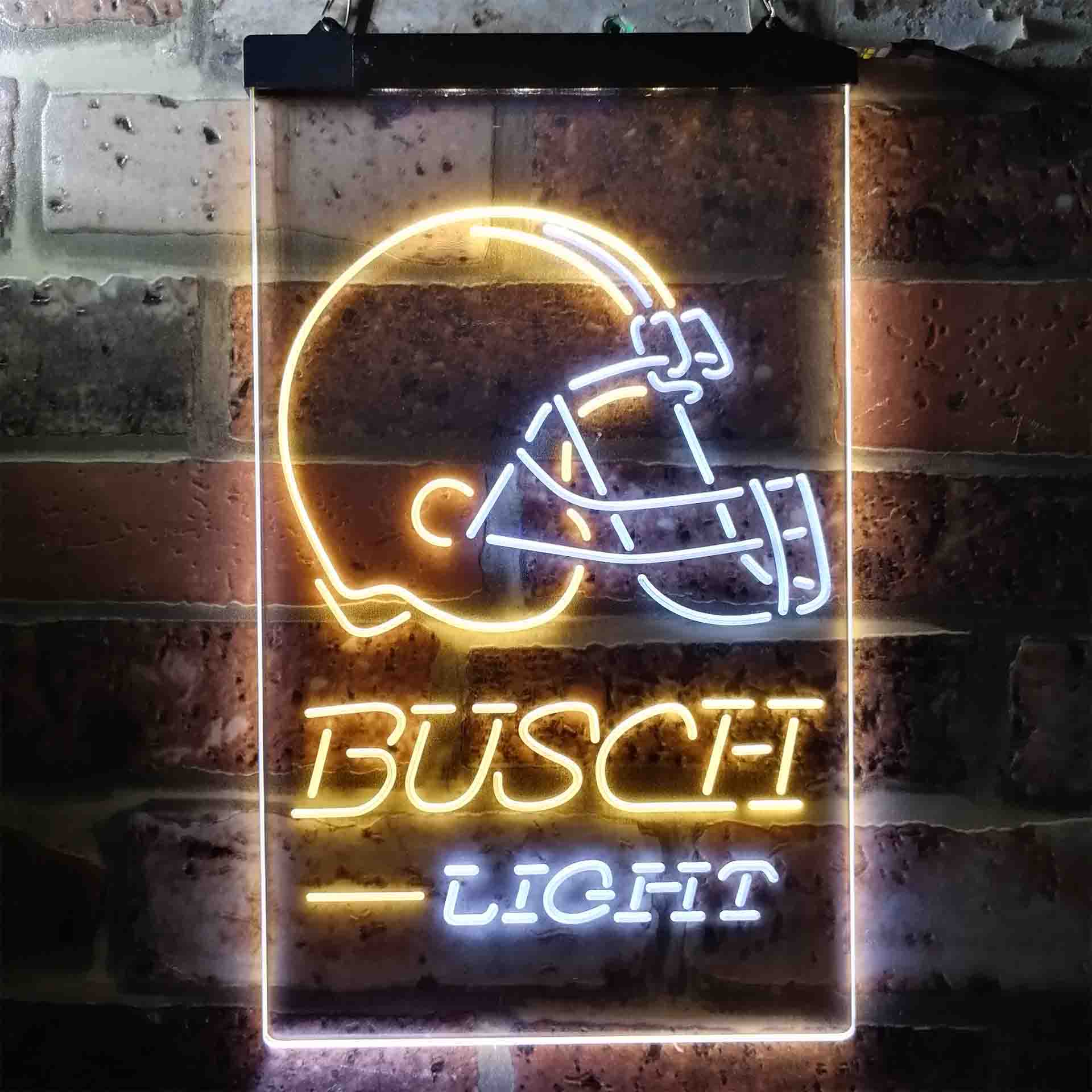 Busch Light Cleveland Browns Neon-Like Led Light Sign