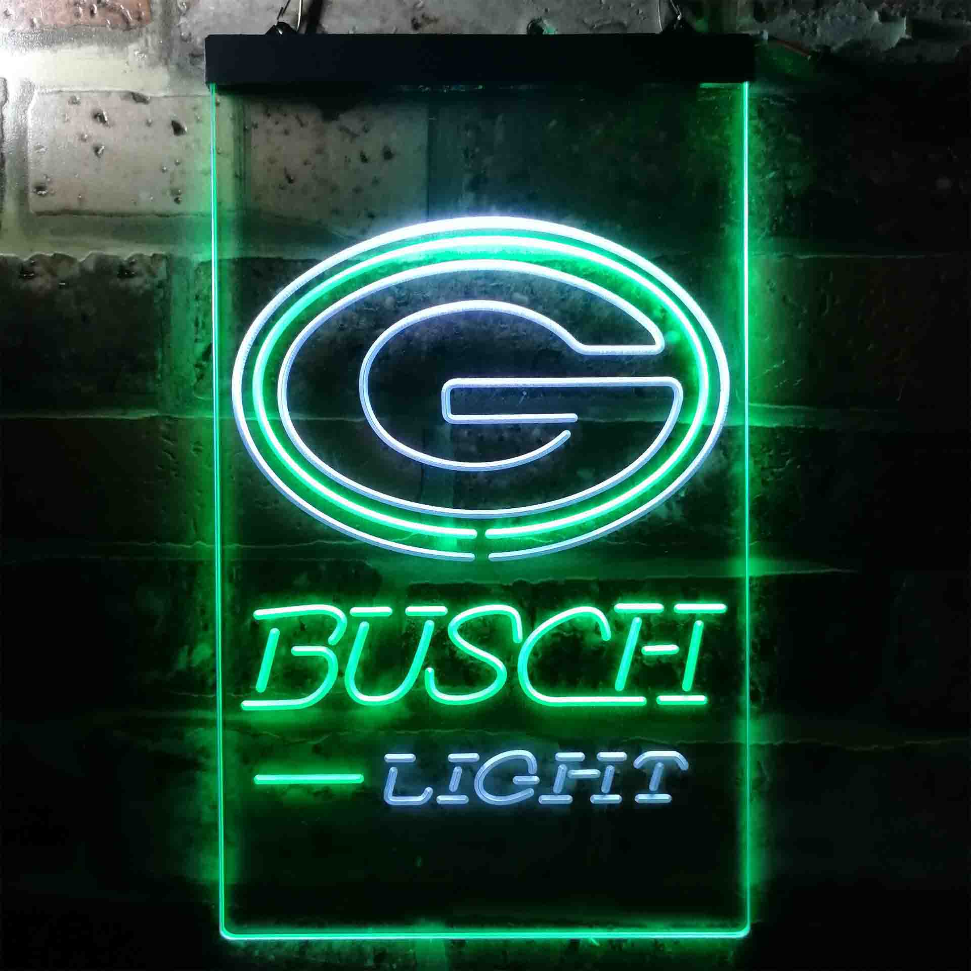 Busch Light Green Bay Packers Neon-Like Led Light Sign