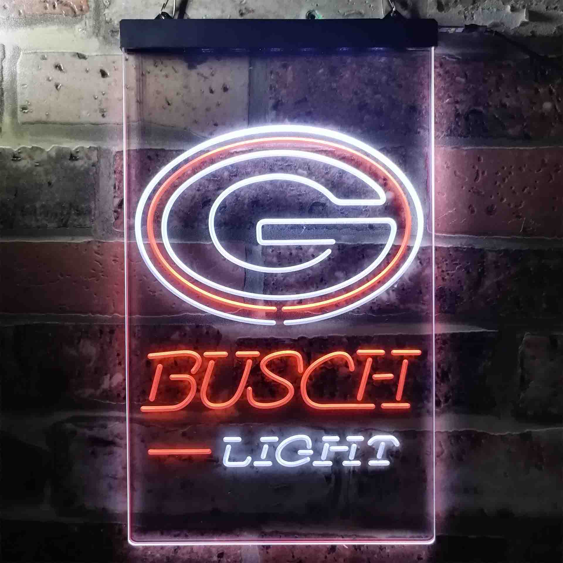 Busch Light Green Bay Packers Neon-Like Led Light Sign