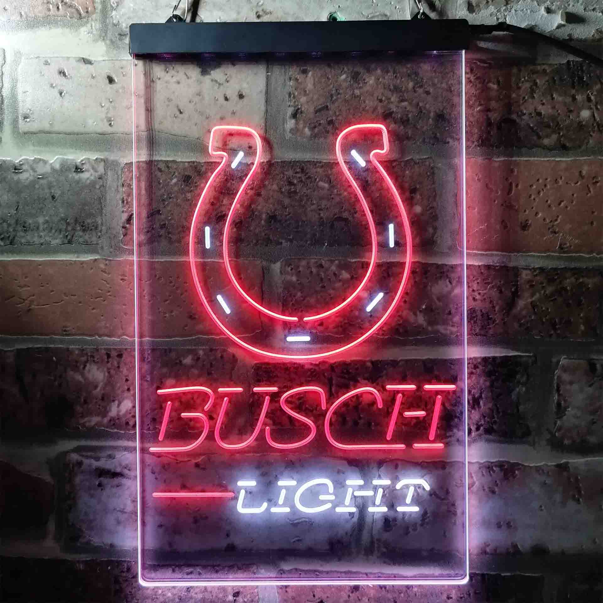 Busch Light Indianapolis Colts Neon-Like Led Light Sign