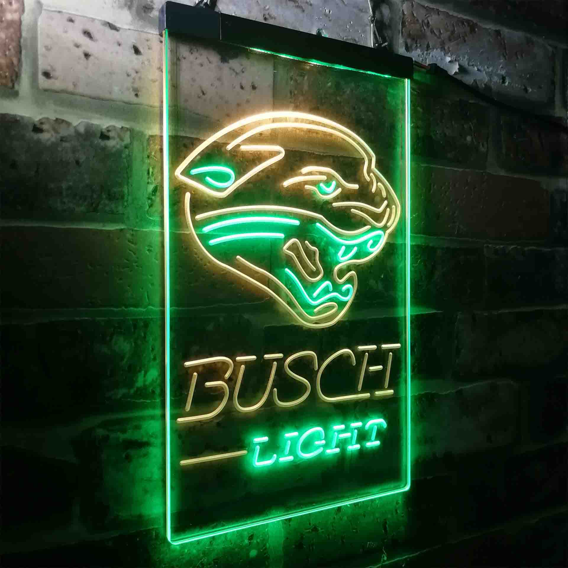 Busch Light Jacksonville Jaguars Neon-Like Led Light Sign