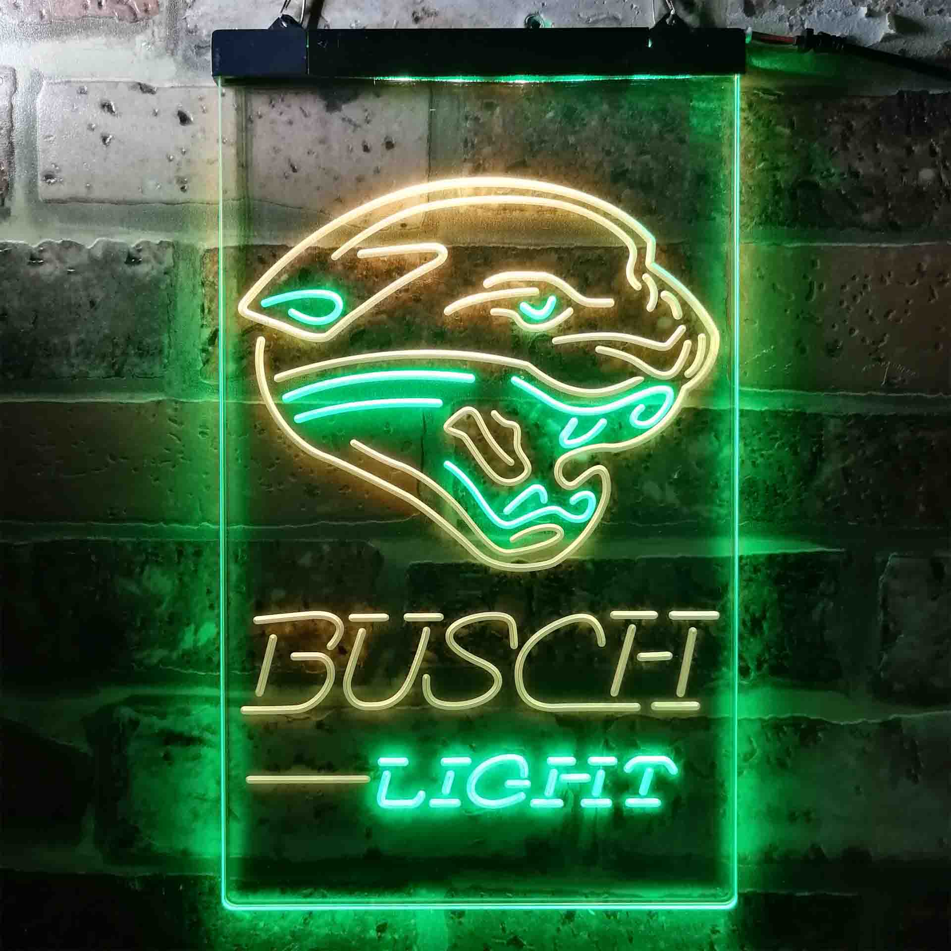 Busch Light Jacksonville Jaguars Neon-Like Led Light Sign