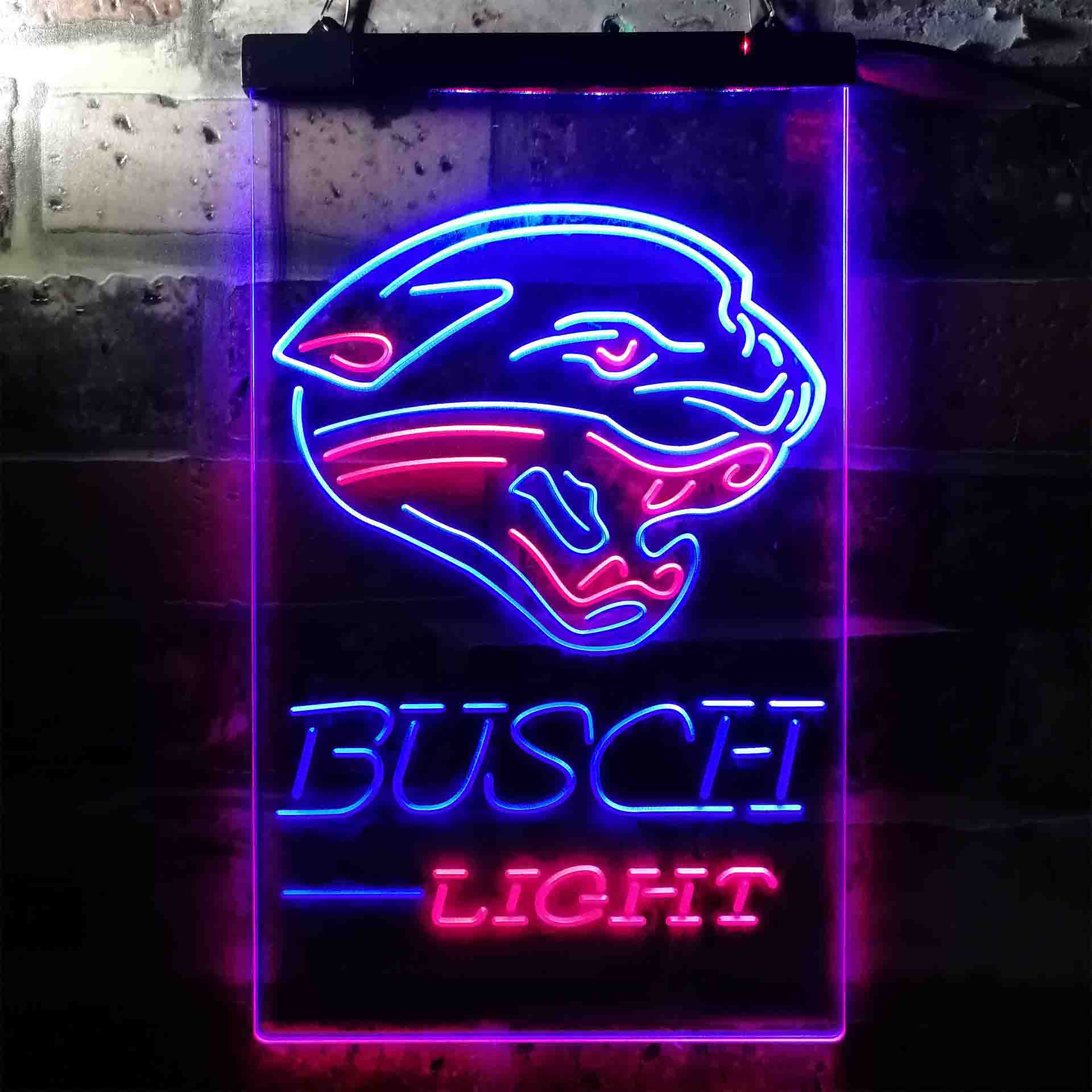 Busch Light Jacksonville Jaguars Neon-Like Led Light Sign