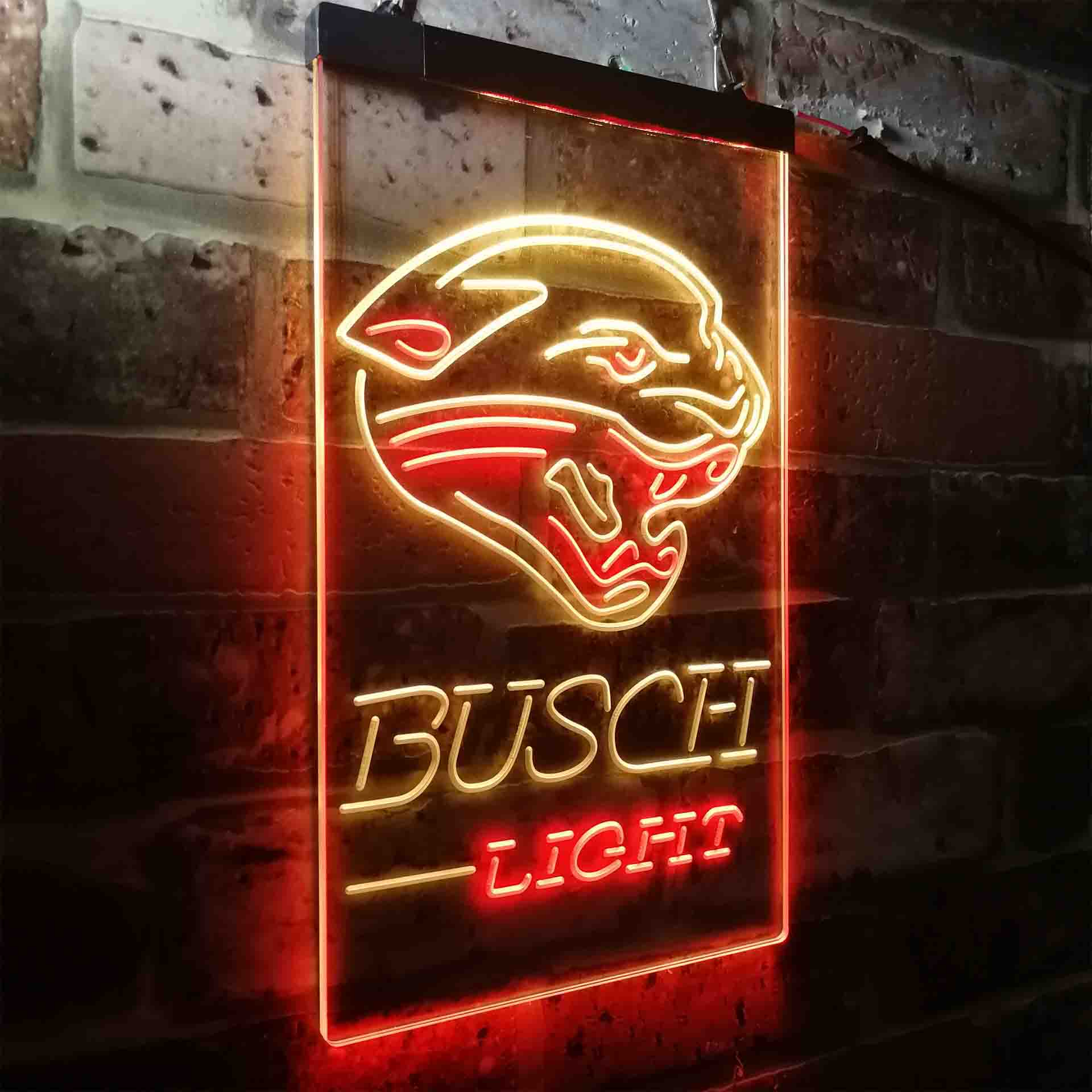 Busch Light Jacksonville Jaguars Neon-Like Led Light Sign