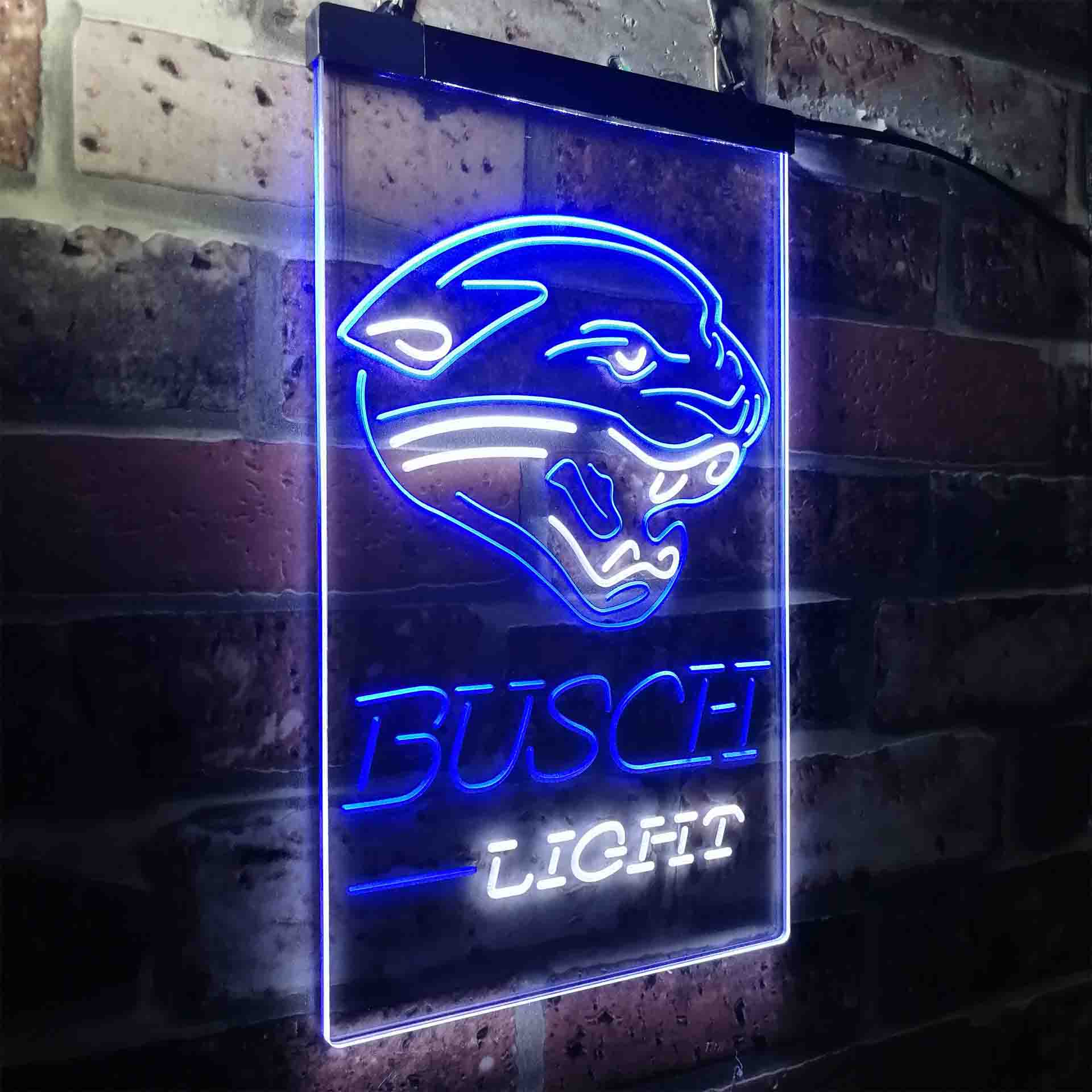 Busch Light Jacksonville Jaguars Neon-Like Led Light Sign