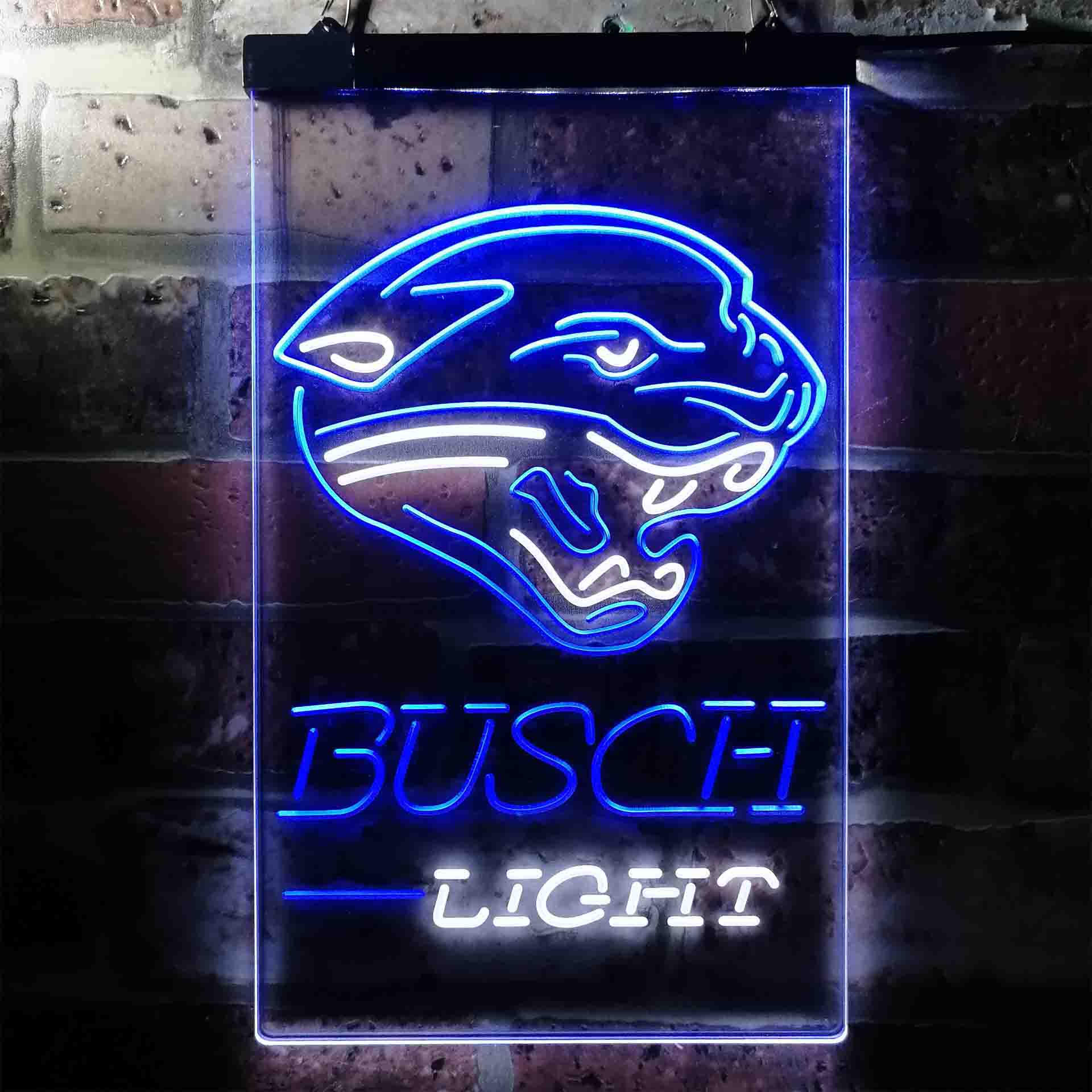 Busch Light Jacksonville Jaguars Neon-Like Led Light Sign