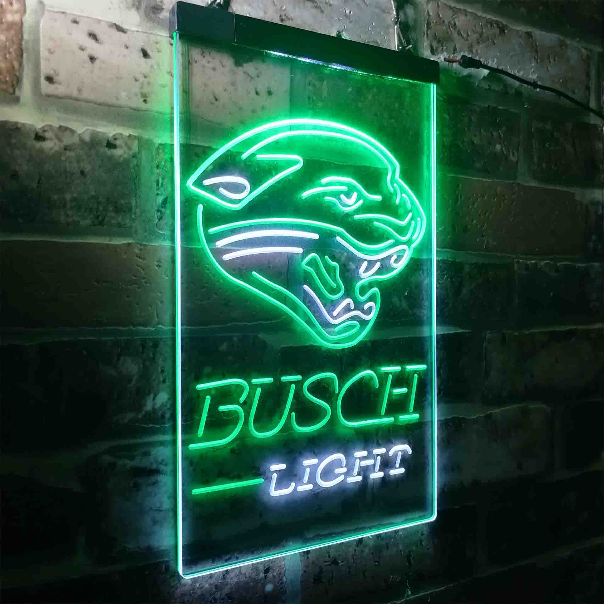 Busch Light Jacksonville Jaguars Neon-Like Led Light Sign