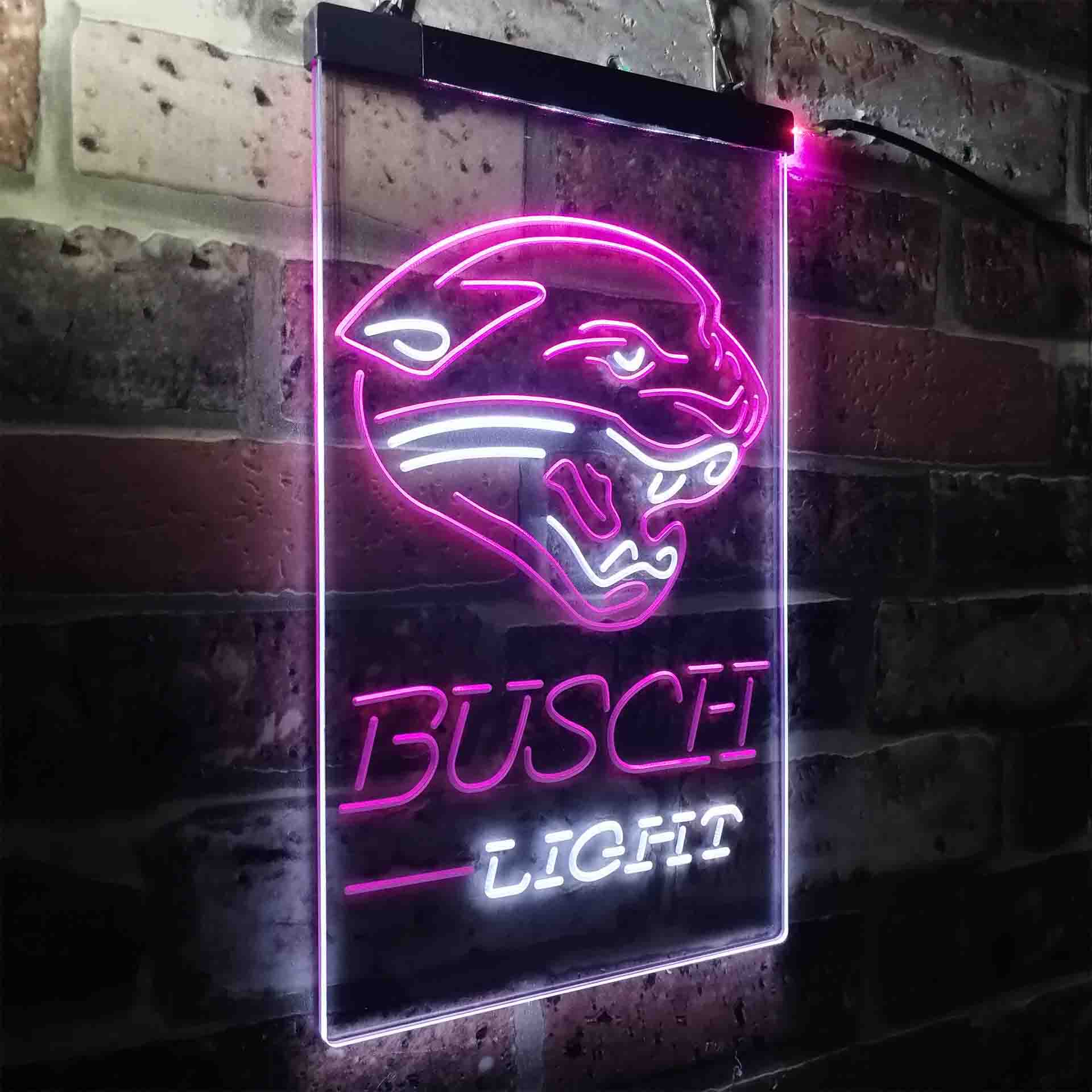 Busch Light Jacksonville Jaguars Neon-Like Led Light Sign