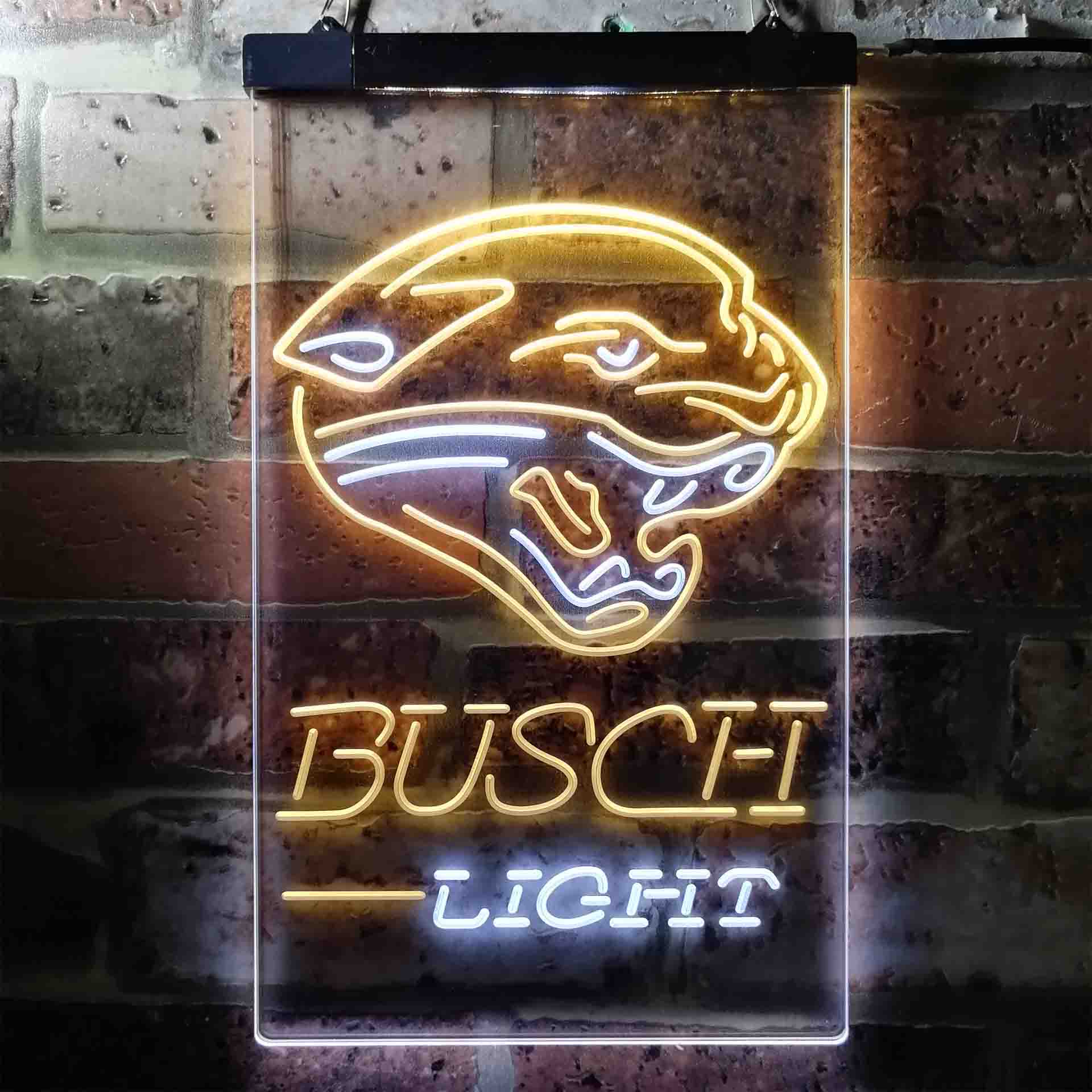 Busch Light Jacksonville Jaguars Neon-Like Led Light Sign