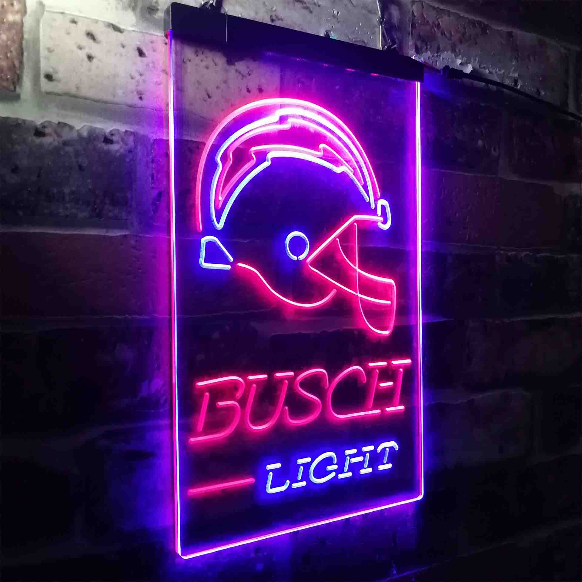 Busch Light San Diego Chargers Neon-Like Led Light Sign