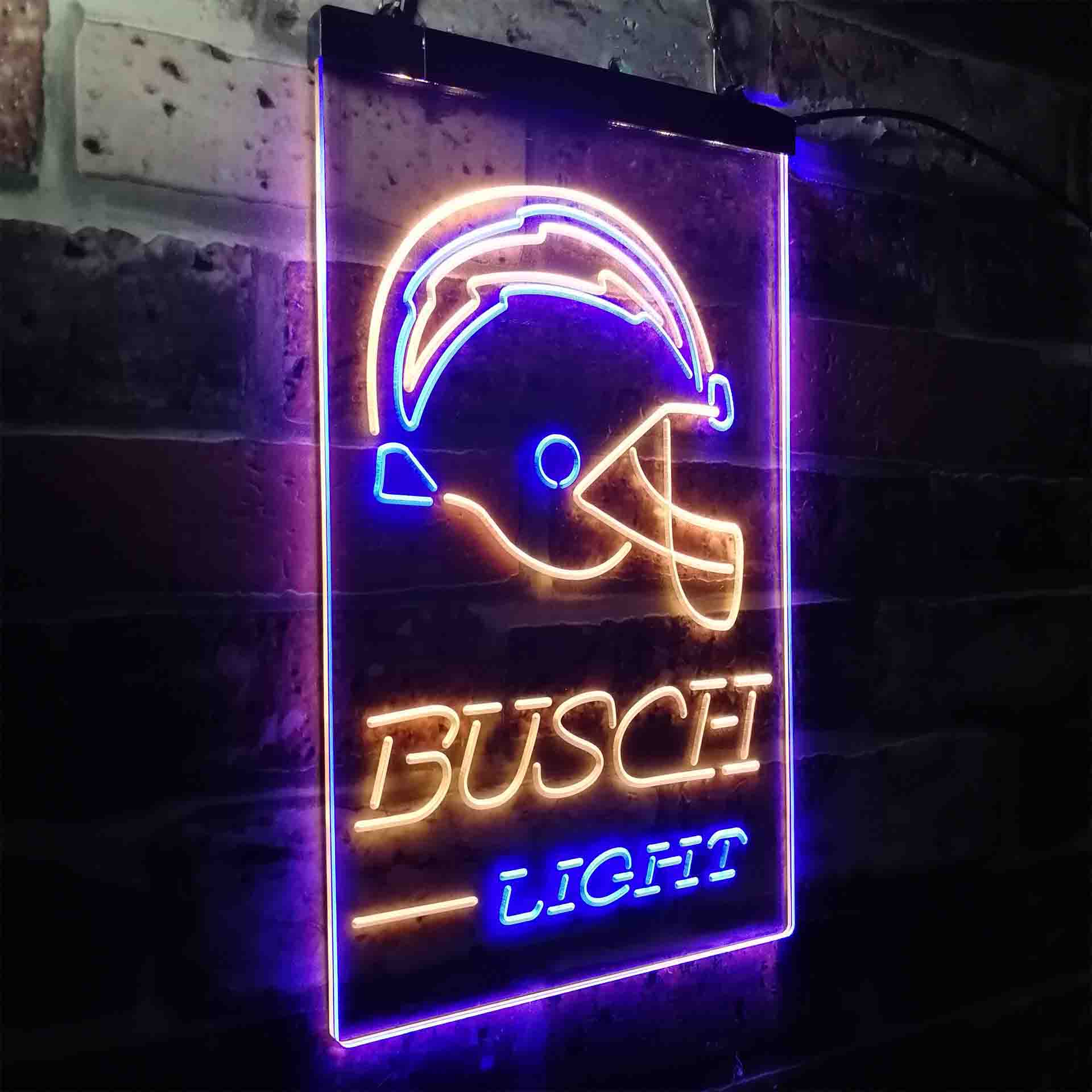 Busch Light San Diego Chargers Neon-Like Led Light Sign