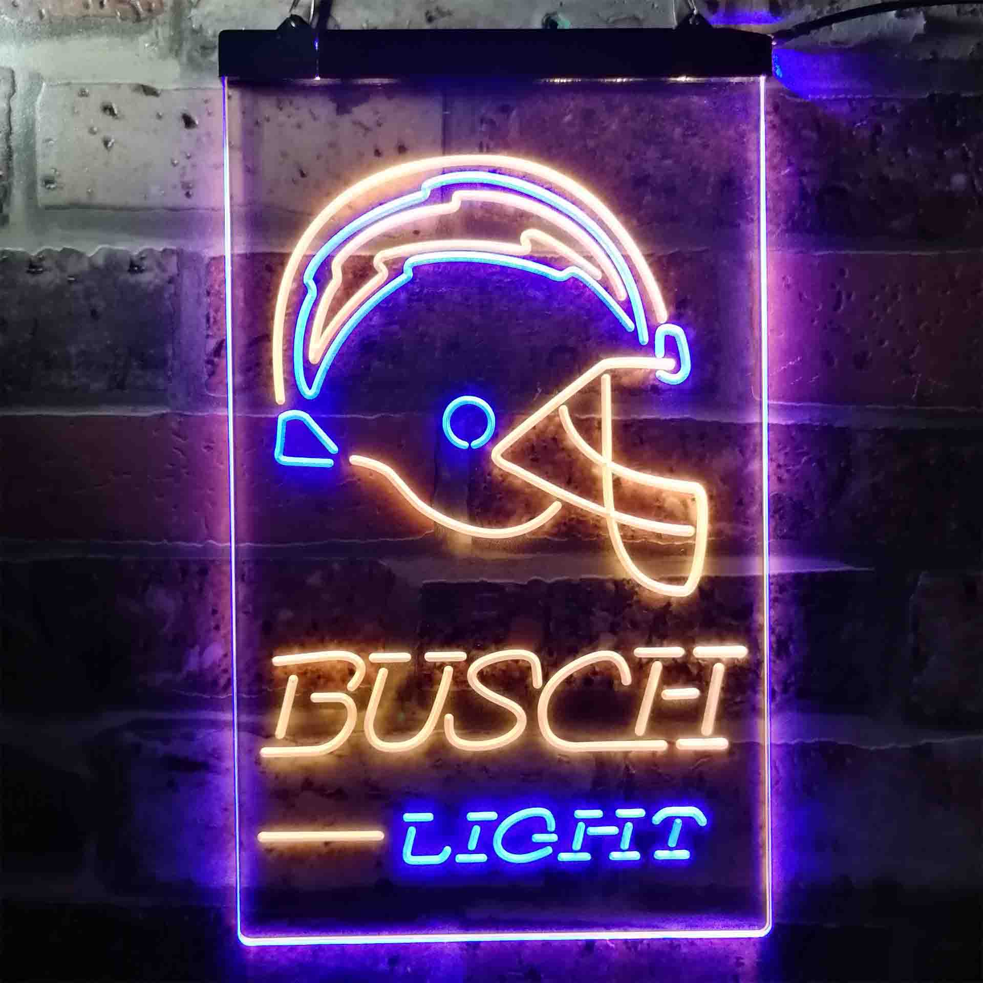 Busch Light San Diego Chargers Neon-Like Led Light Sign