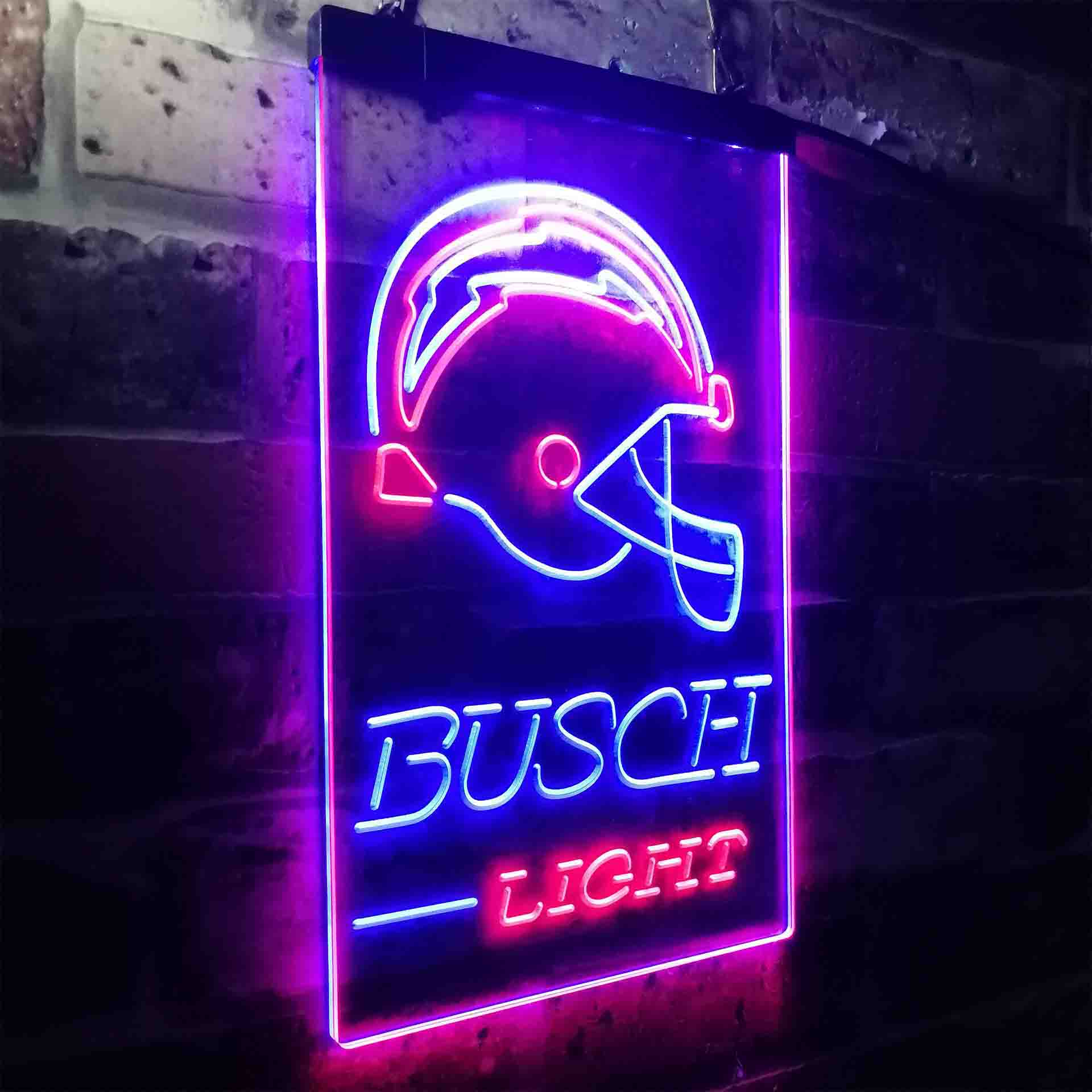 Busch Light San Diego Chargers Neon-Like Led Light Sign