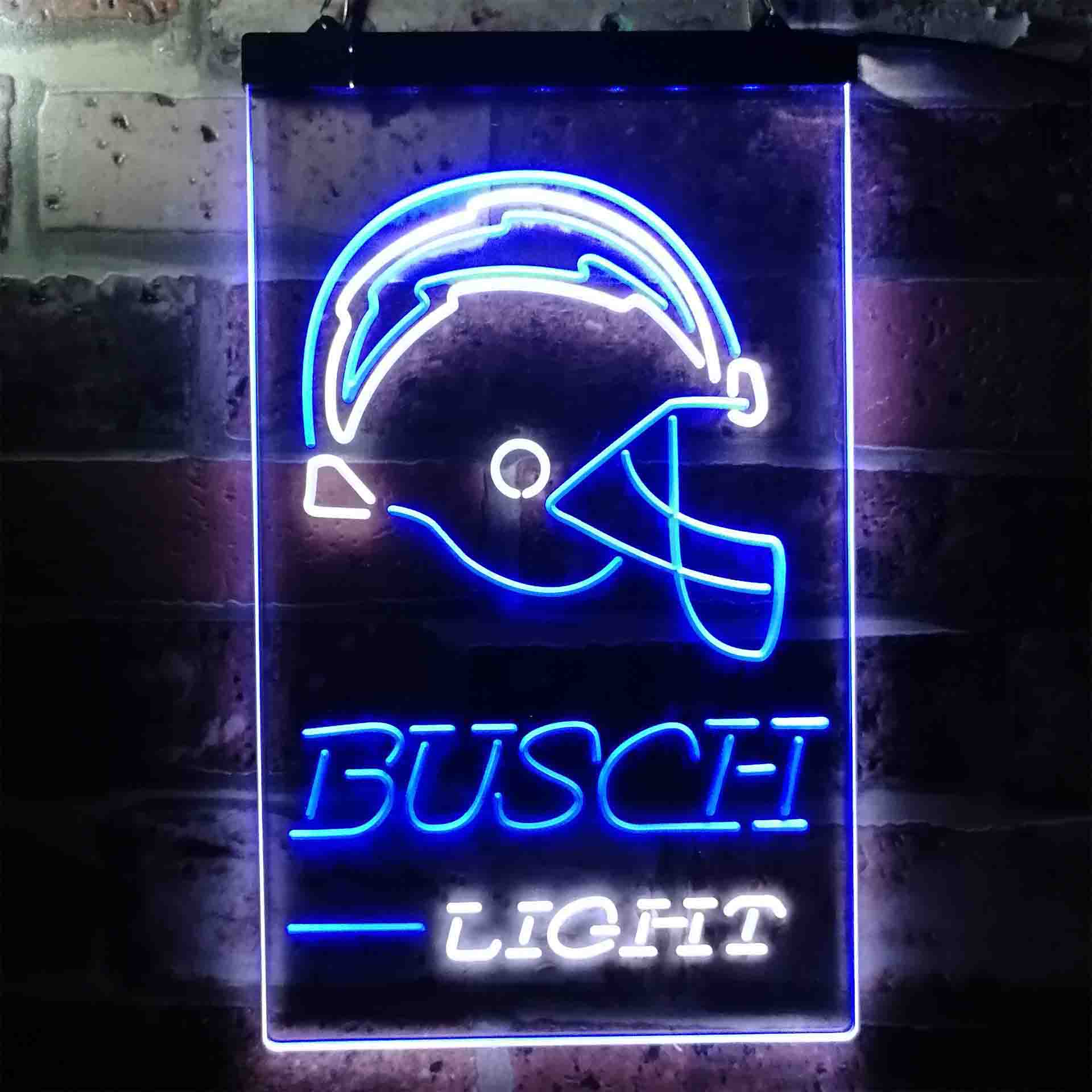 Busch Light San Diego Chargers Neon-Like Led Light Sign