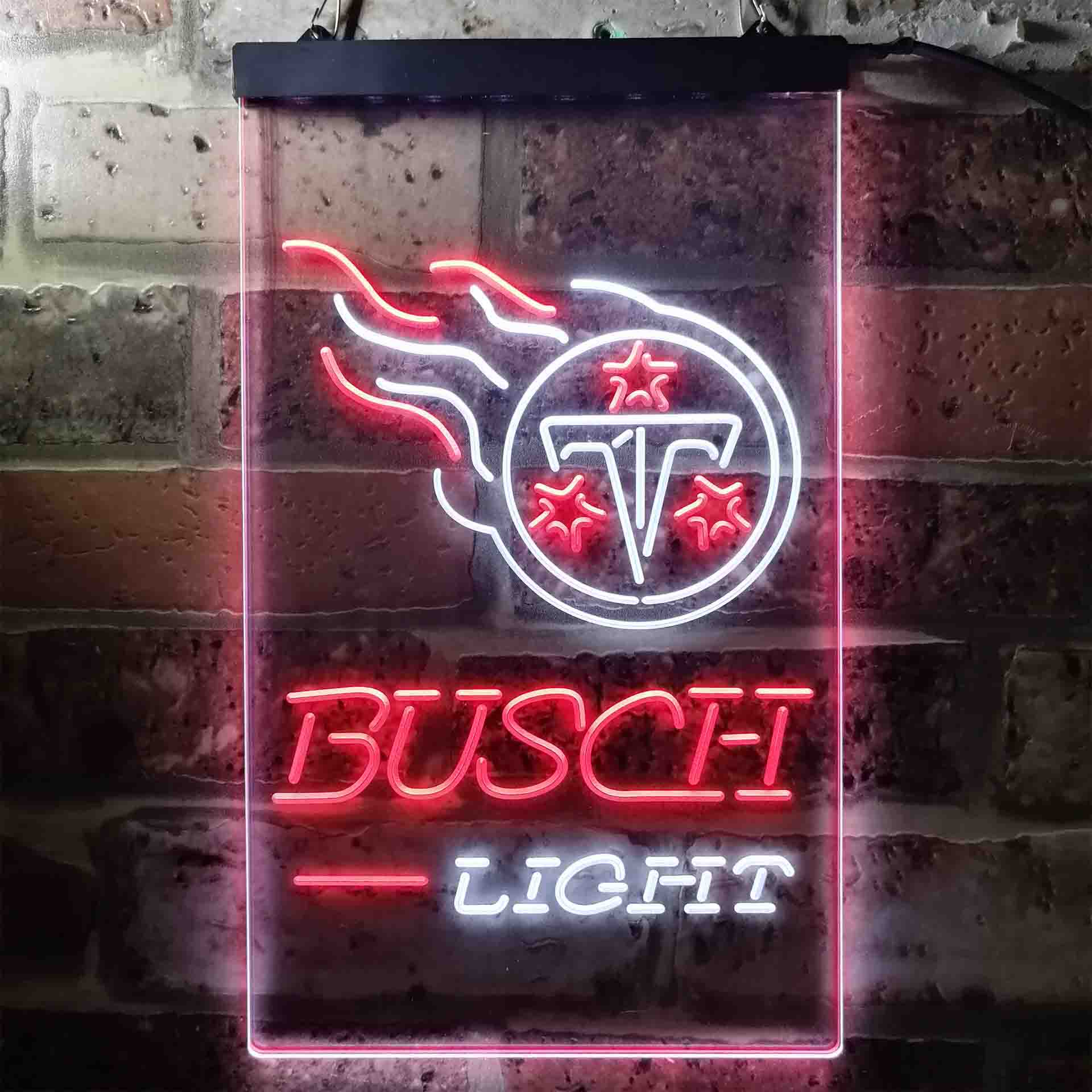 Busch Light Tennessee Titans Neon-Like LED Sign