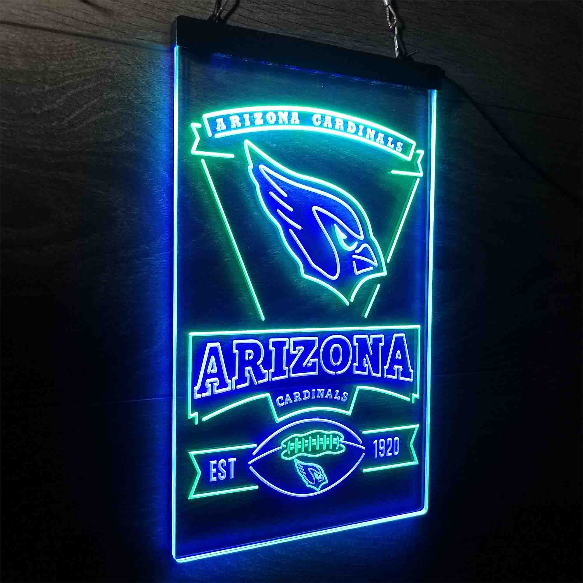 Arizona Cardinals Est. 1920 Neon-Like LED Light Sign