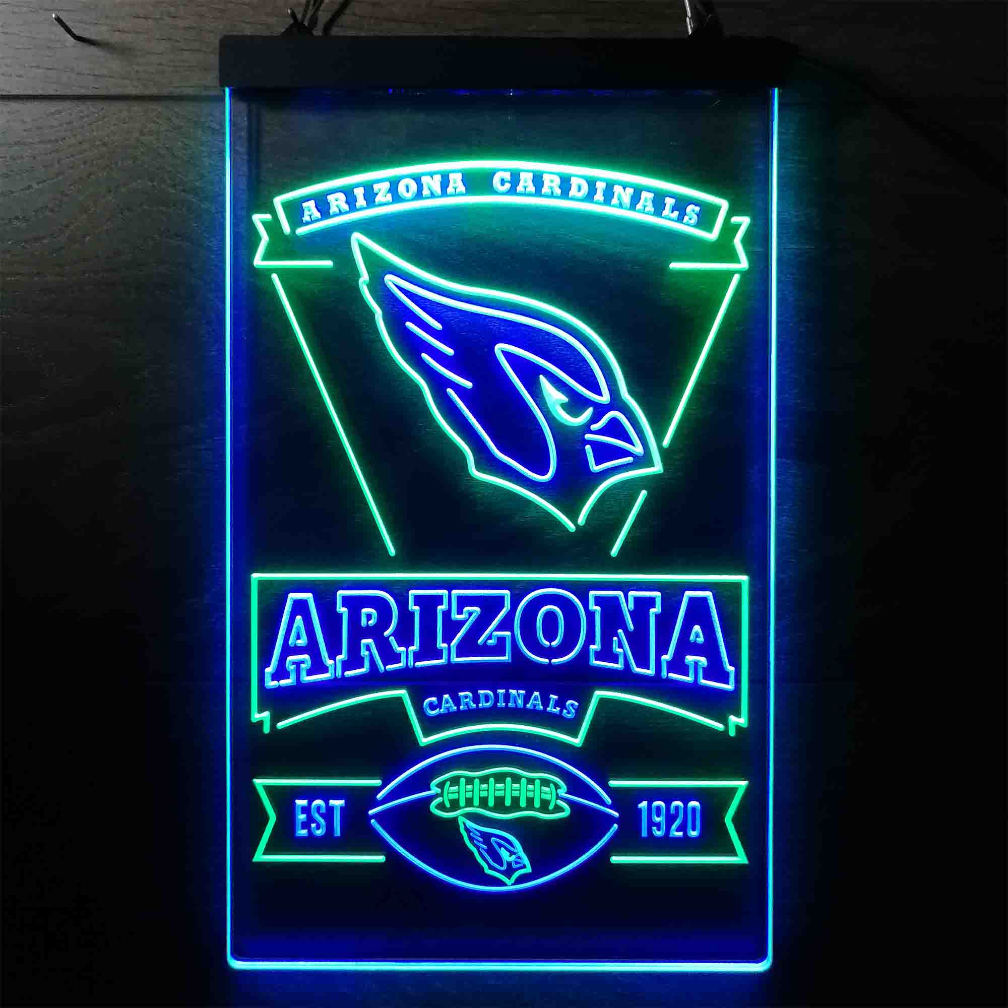 Arizona Cardinals Est. 1920 Neon-Like LED Light Sign