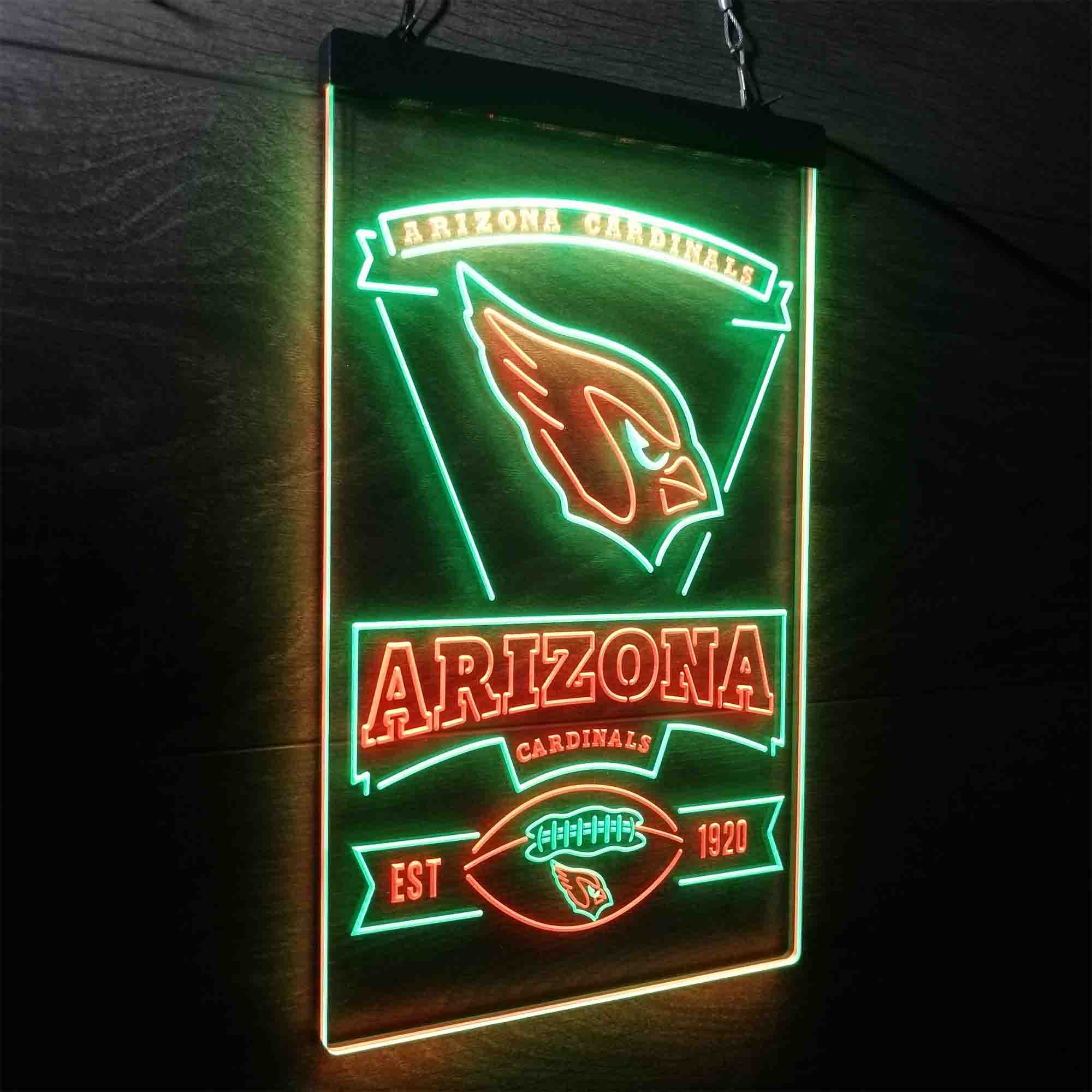 Arizona Cardinals Est. 1920 Neon-Like LED Light Sign