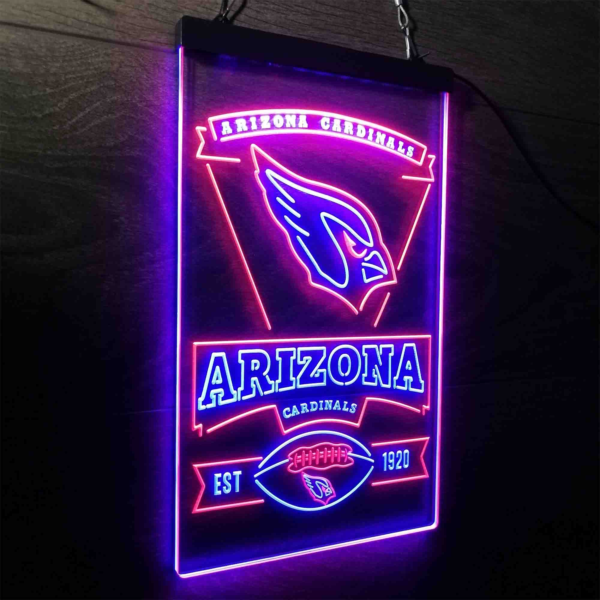 Arizona Cardinals Est. 1920 Neon-Like LED Light Sign