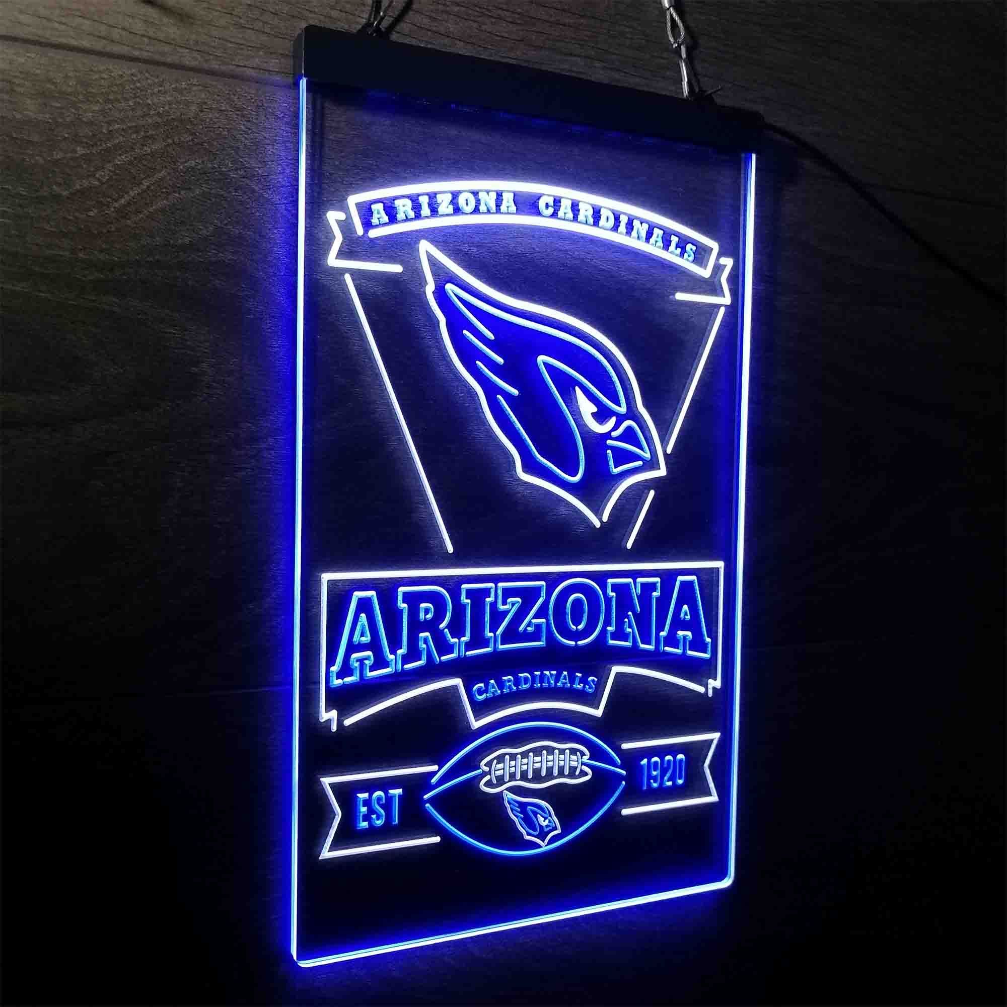 Arizona Cardinals Est. 1920 Neon-Like LED Light Sign